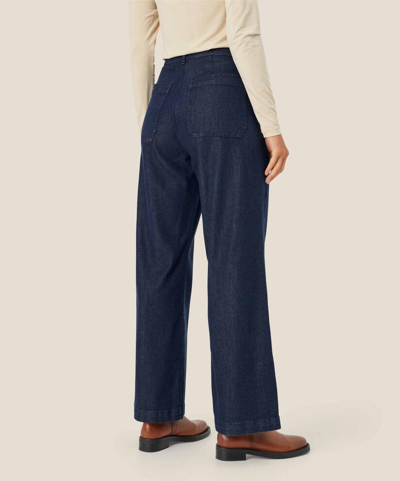 Ponita Denim Bukser, Dark Denim