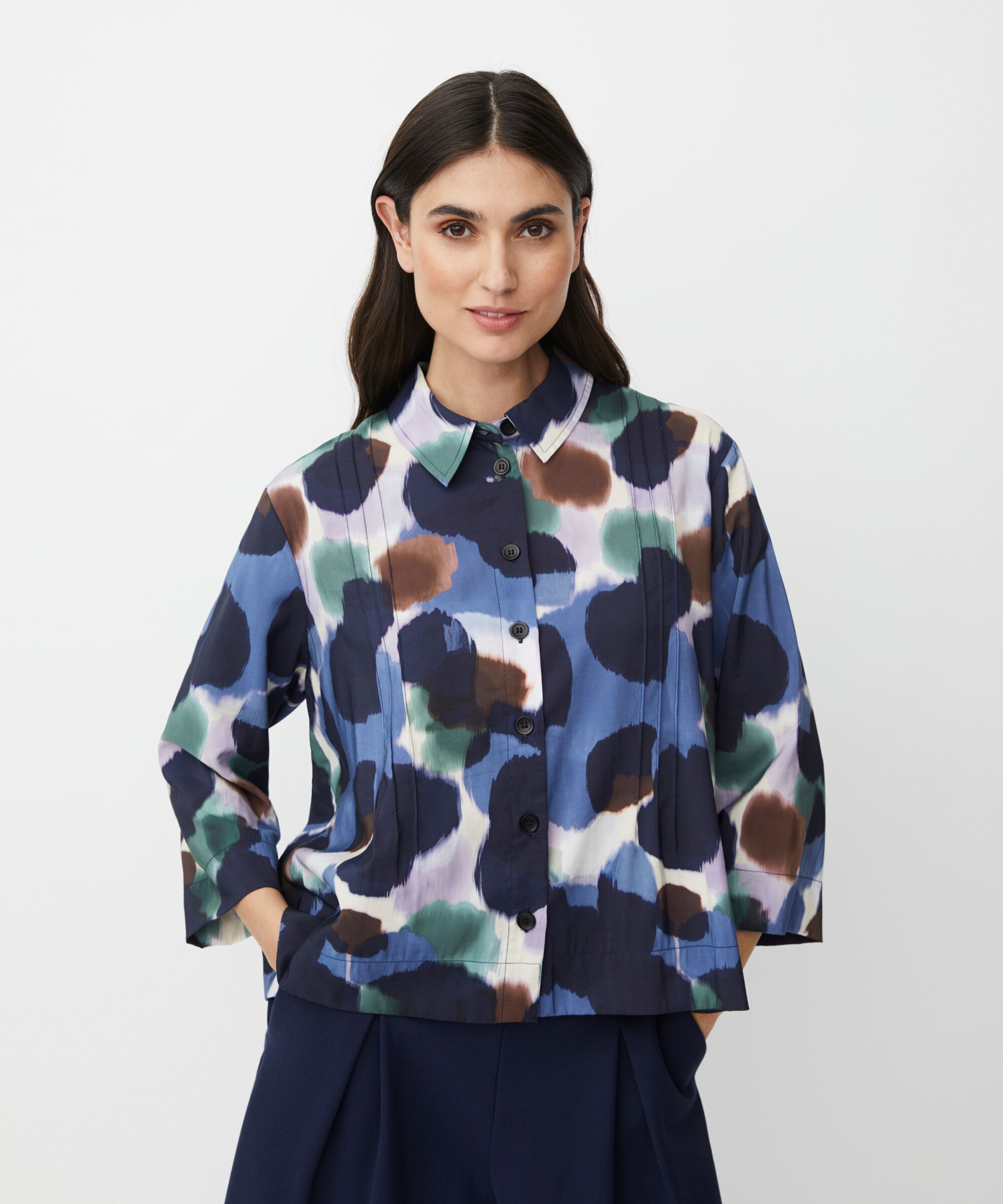 Ibilisan Skjorte, Navy Blazer