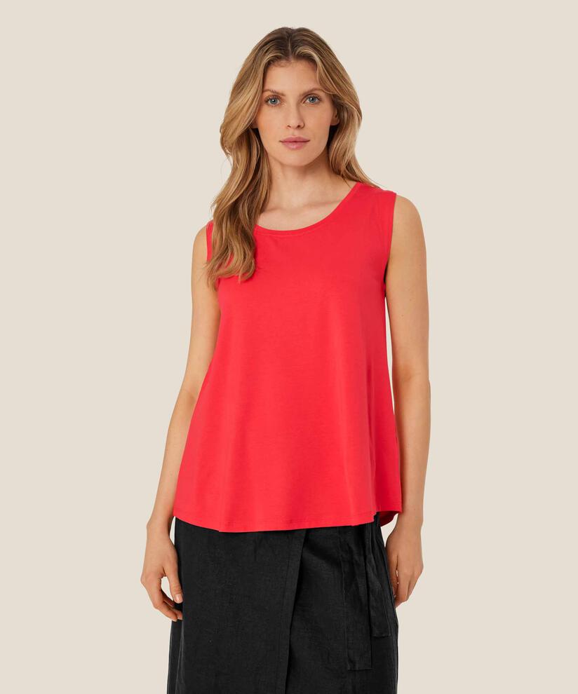 Elisa JERSEY Top, Hibiscus