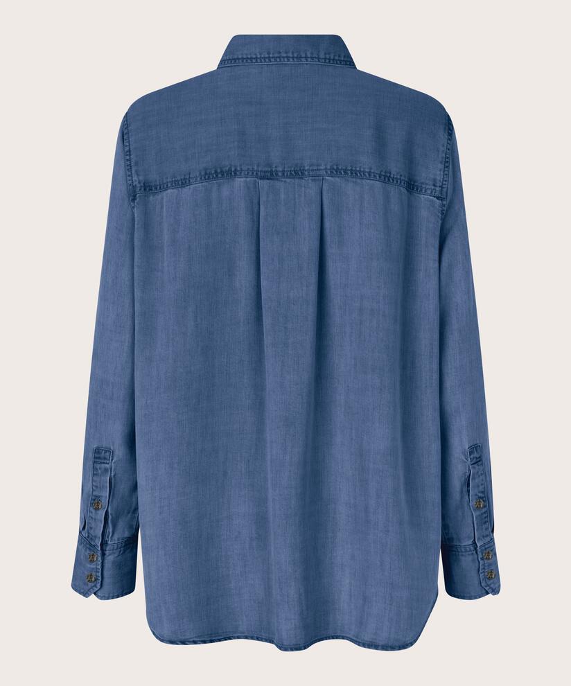 Ishana Denim Skjorte, Washed denim