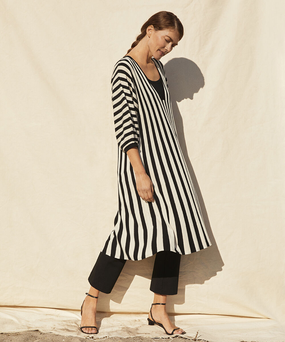 NAVANA KJOLE, Black/Whc