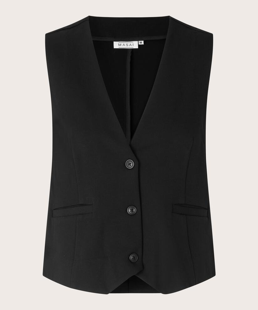 Jools JERSEY vest, Black, hi-res