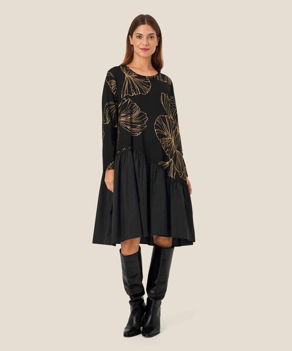 Nellina JERSEY Kjole, Gold
