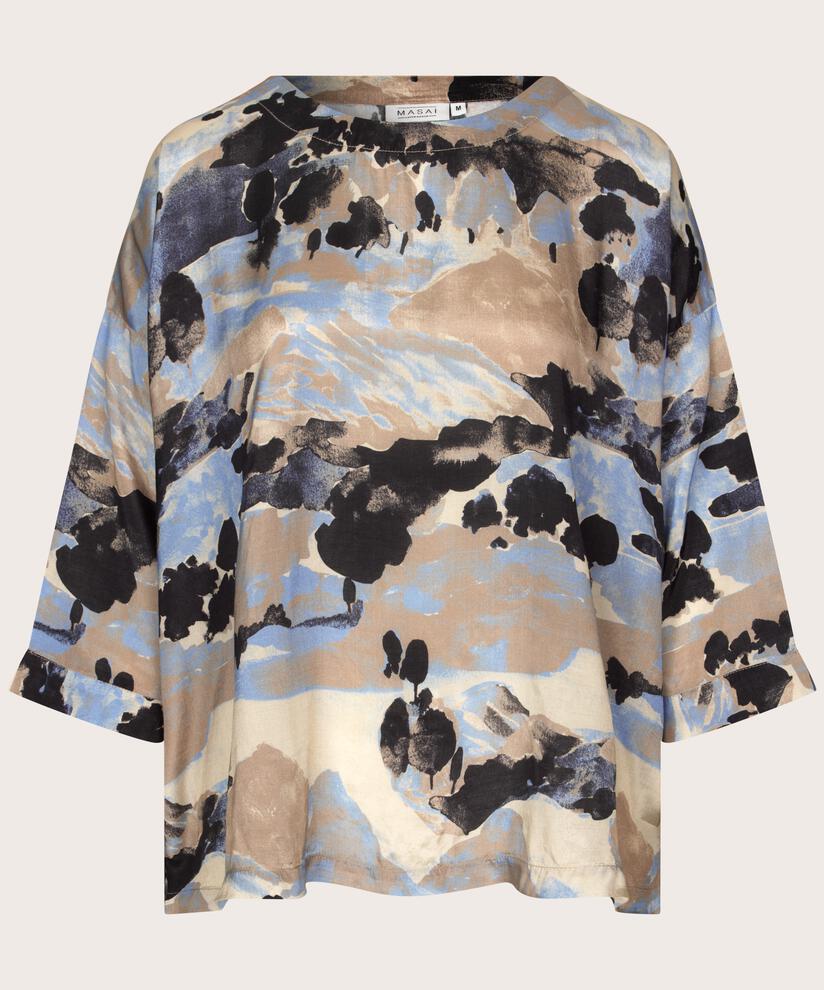 Becca Top, Steel Grey