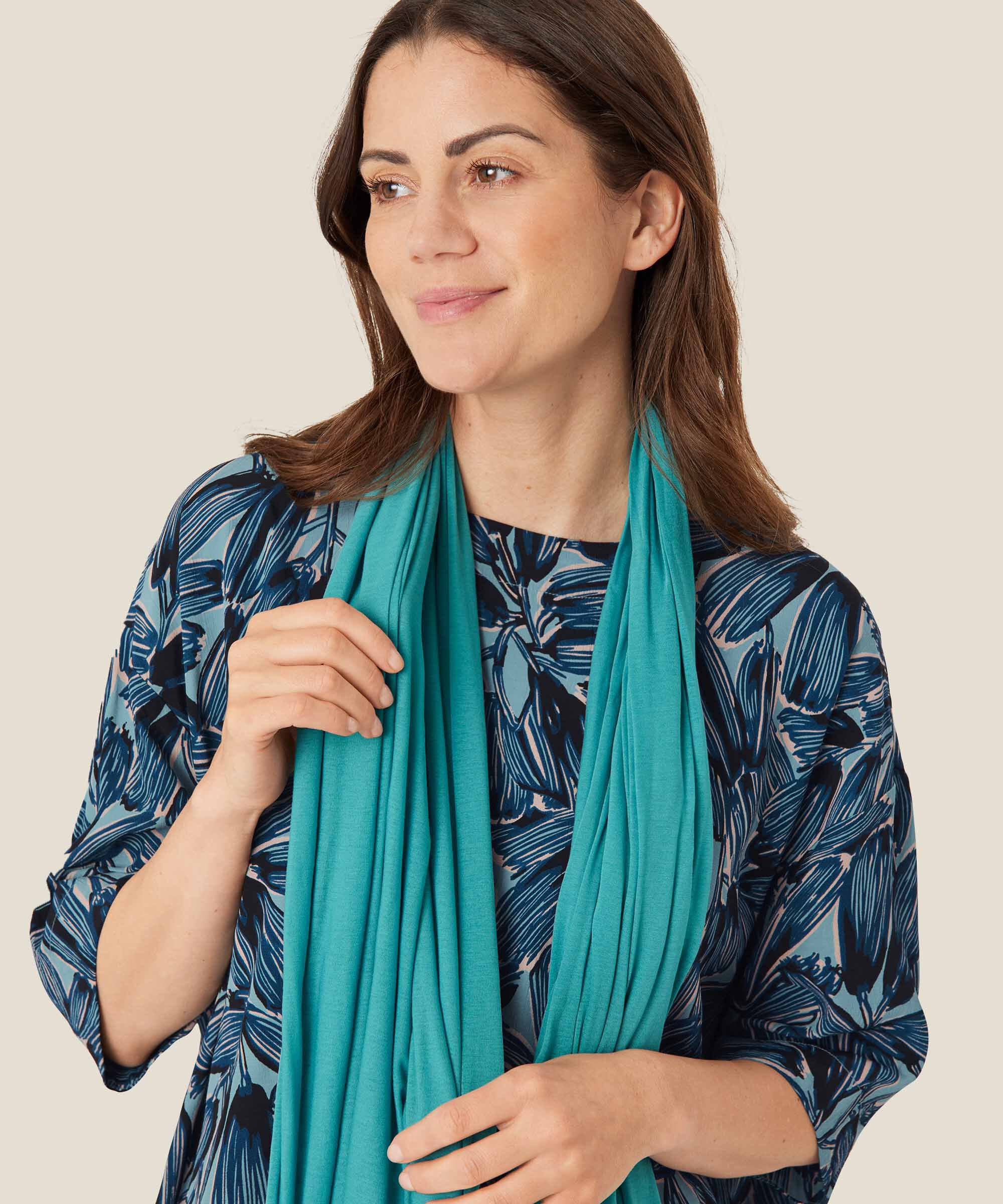 Amega JERSEY Tørklæde, Teal