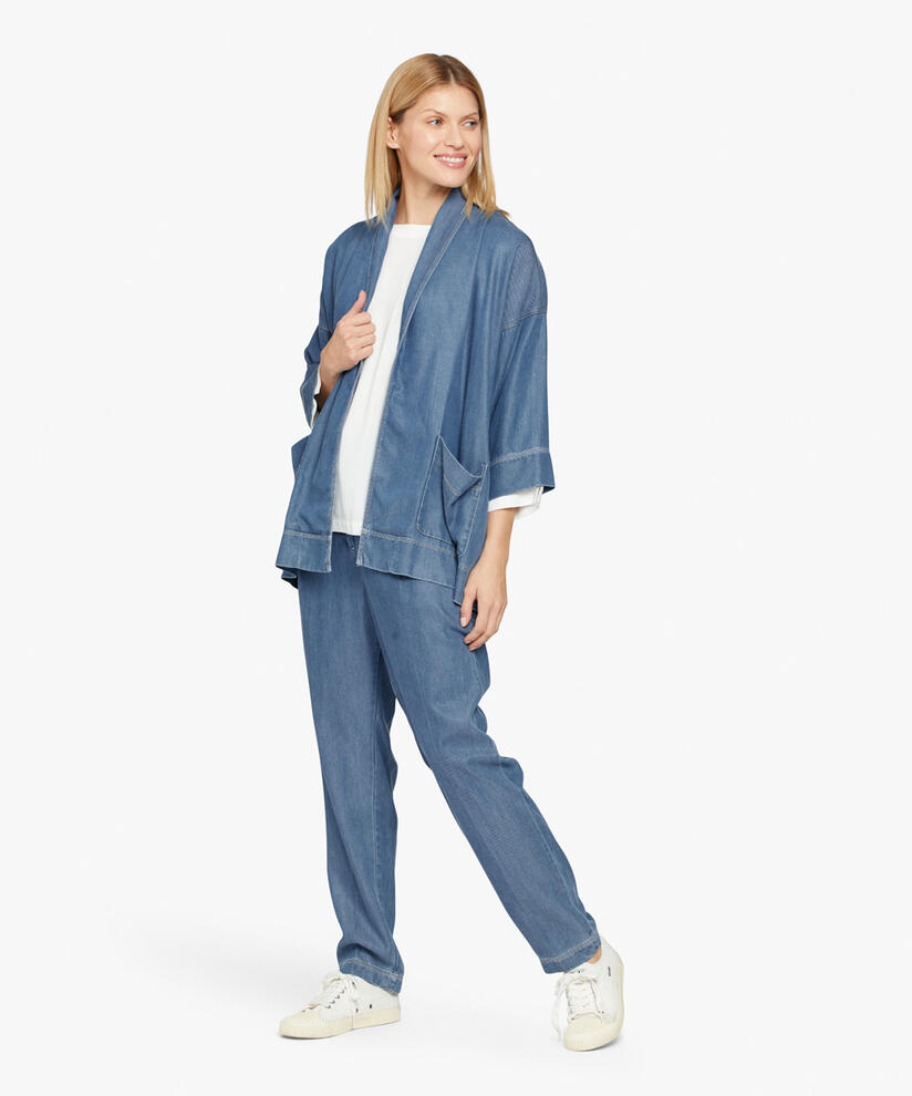JASNA JAKKE, Blue Denim