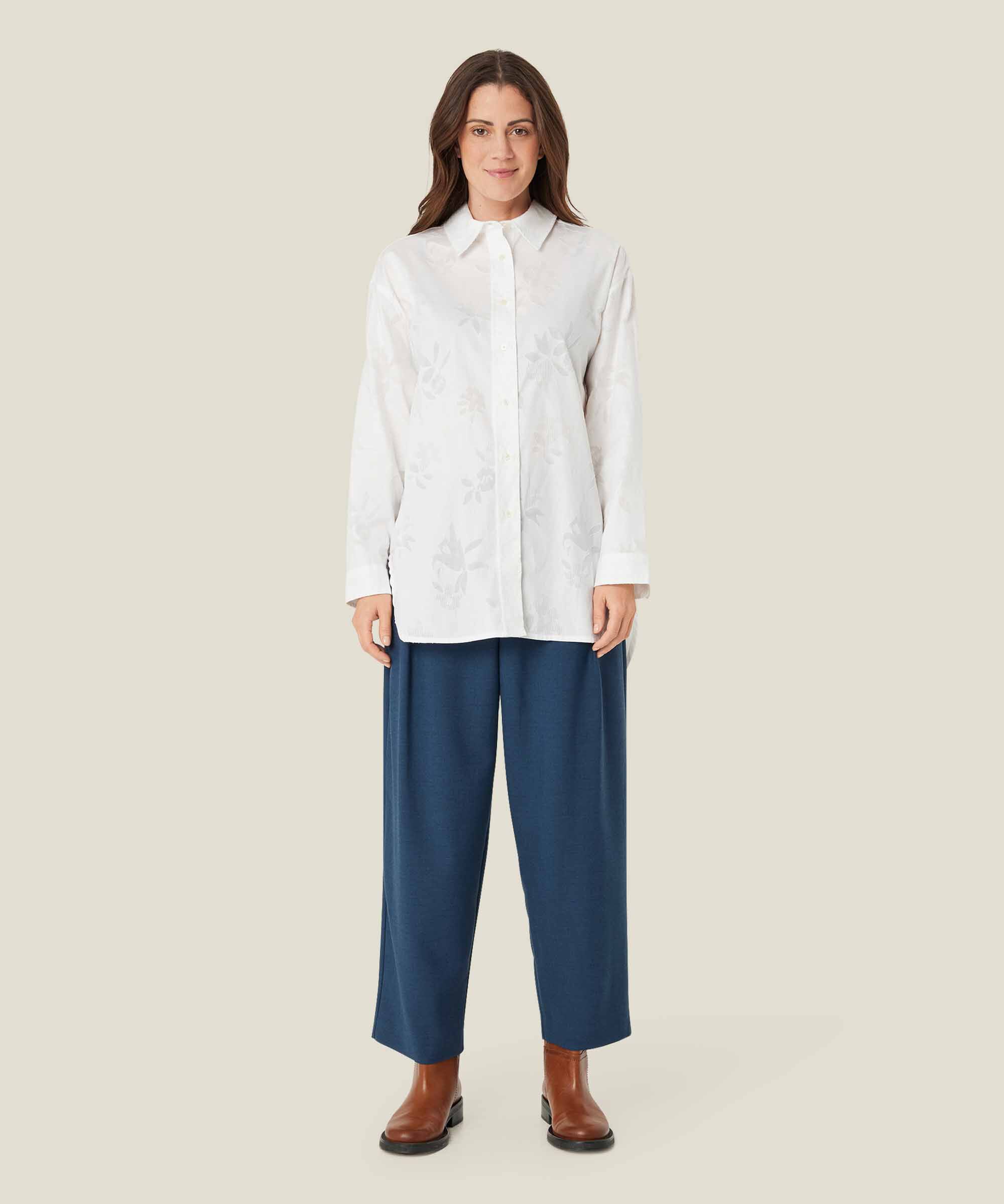 Idette Skjorte, White