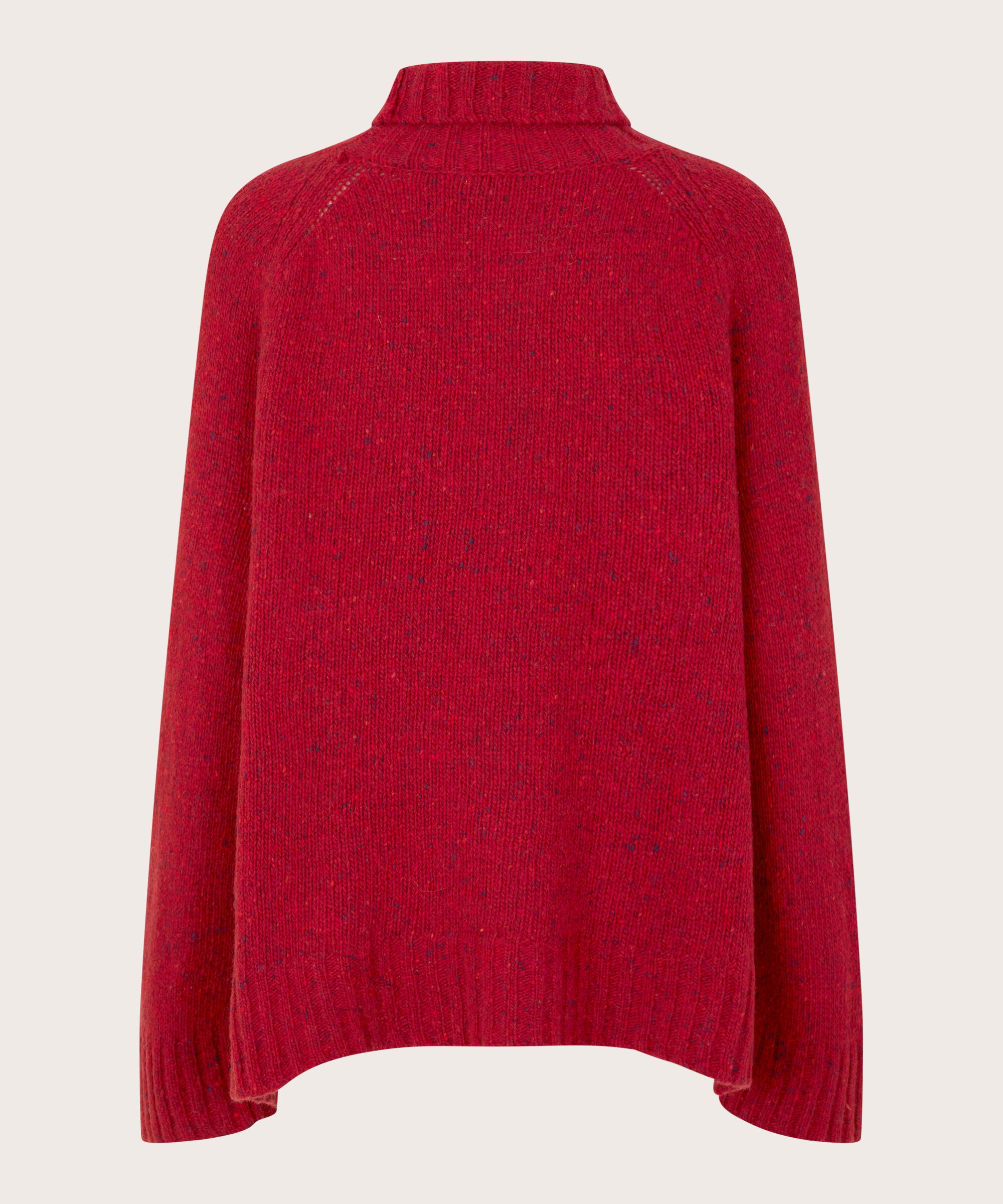 Fenoria Top, Red Dahlia