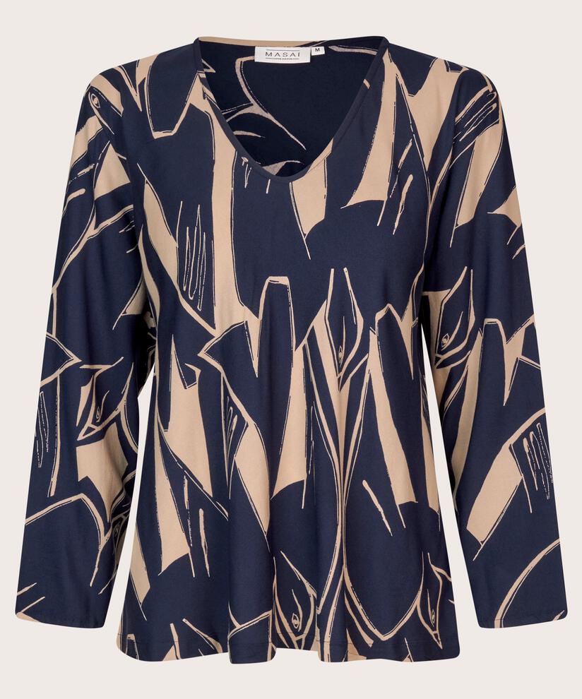 Kala Top, Navy Blazer