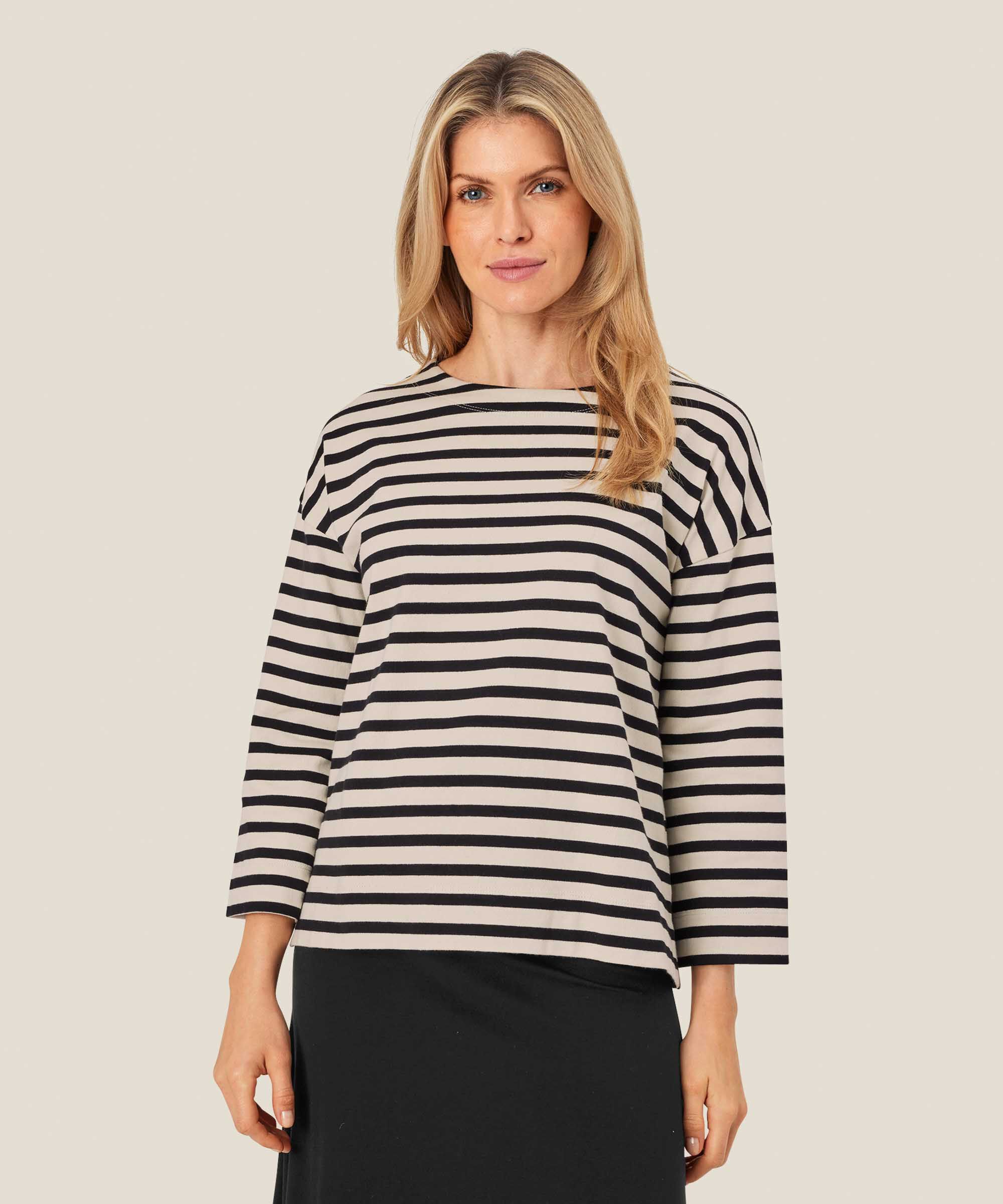 Beannie JERSEY Top, Black