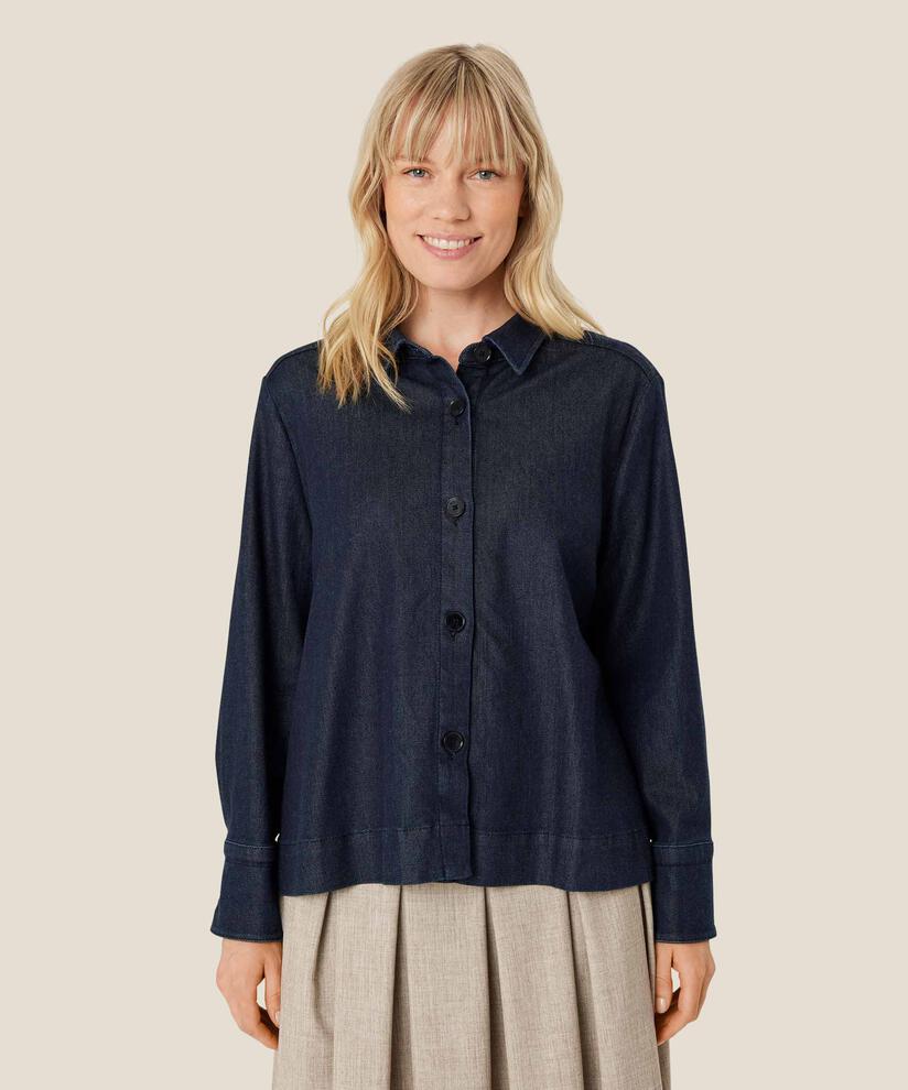 Iowa Denim Skjorte, Dark Denim