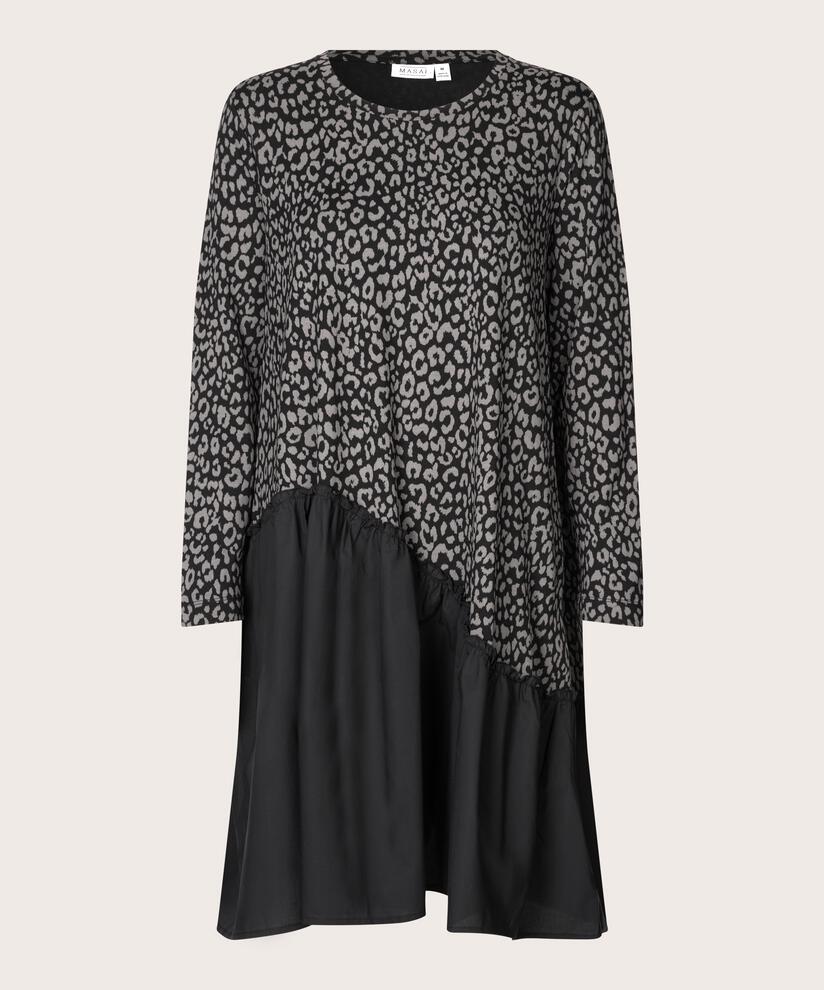 Nellina JERSEY Kjole, Steel Grey