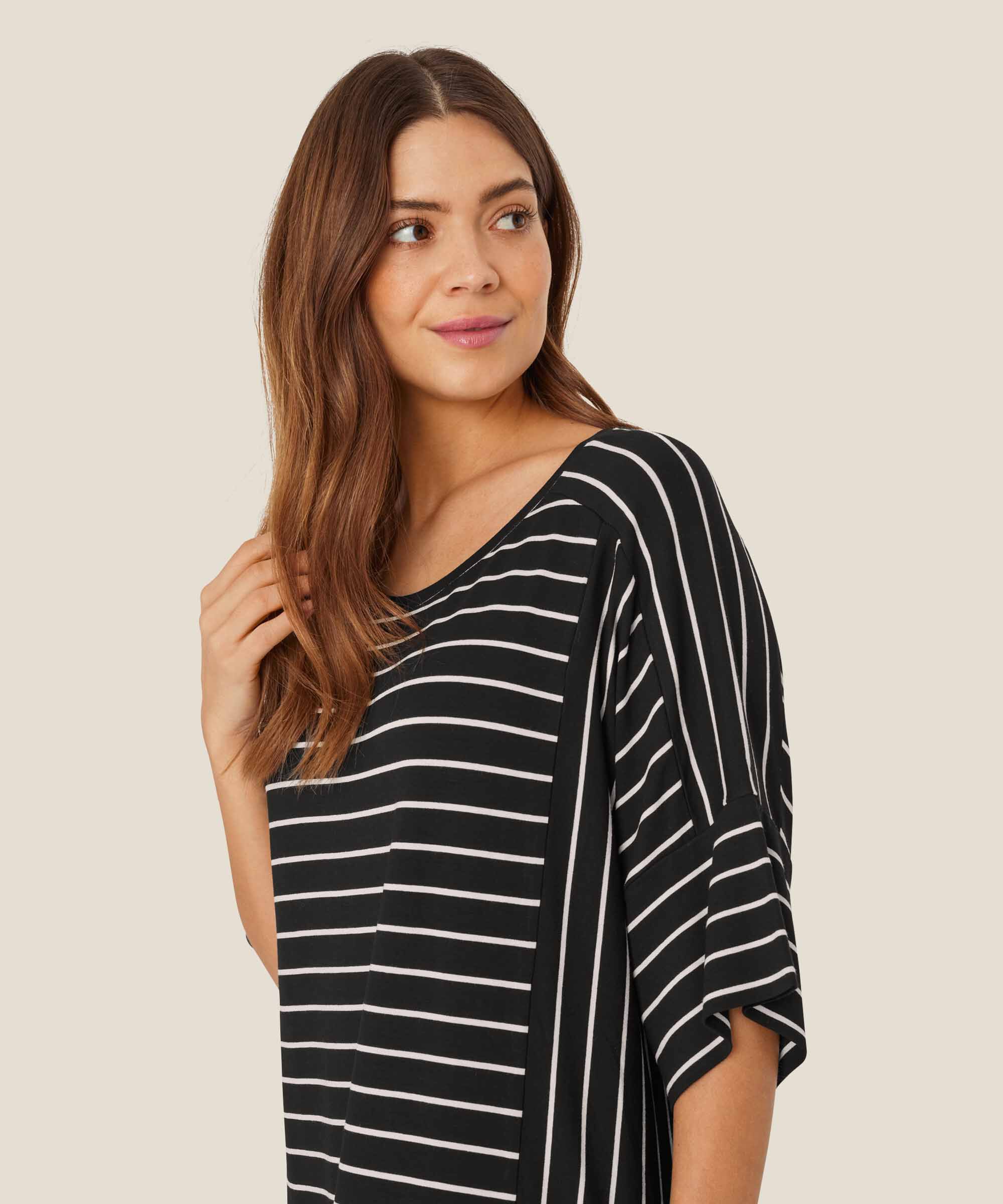 Noele JERSEY Kjole, Black