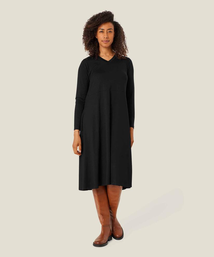 Natsuko JERSEY Kjole, Black