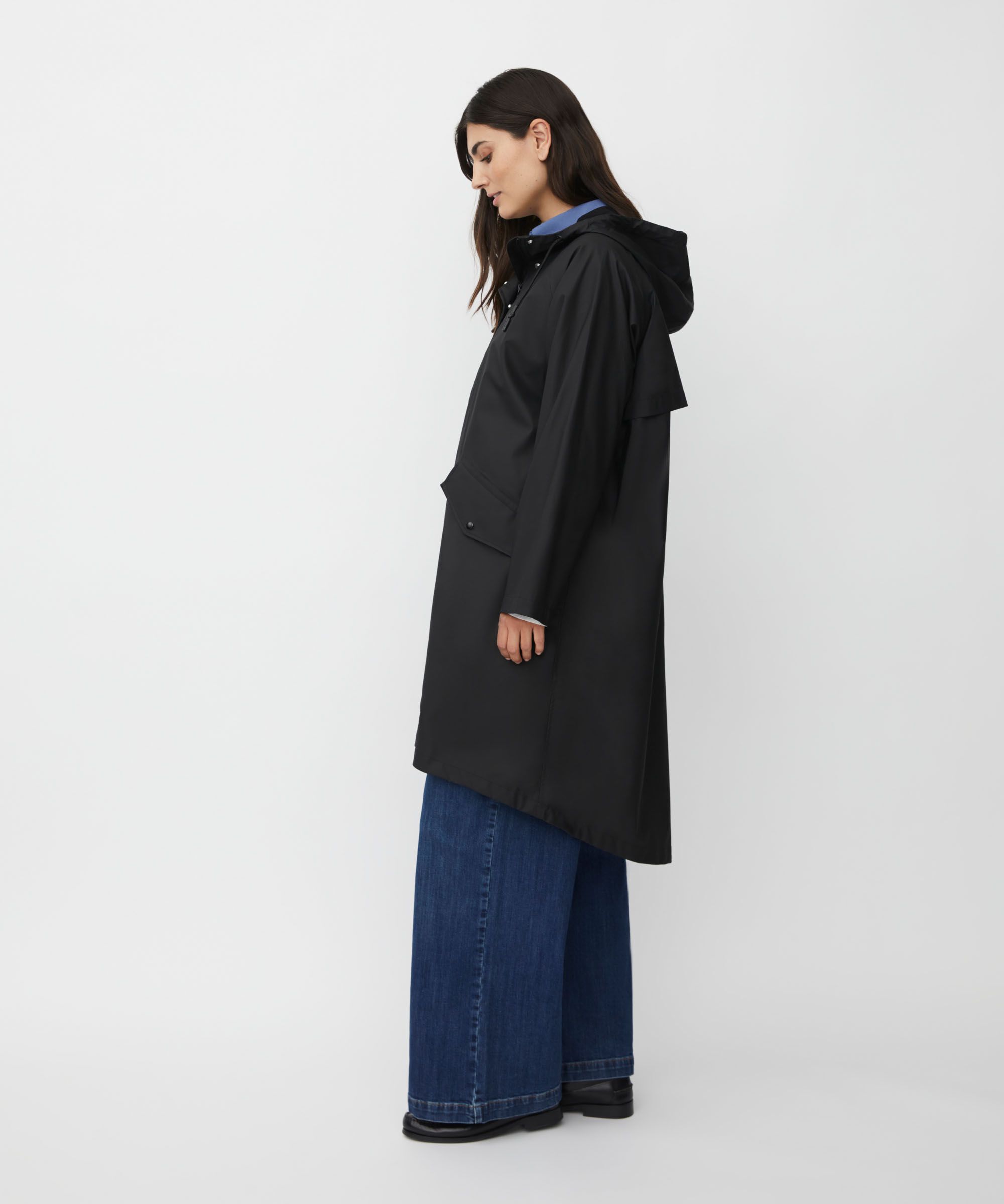 Theia Regnfrakke, Black