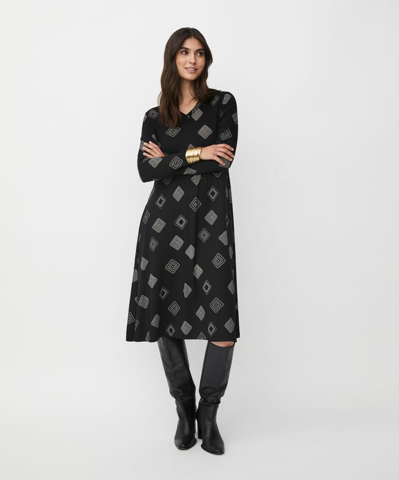 Natsuko JERSEY Kjole, Black