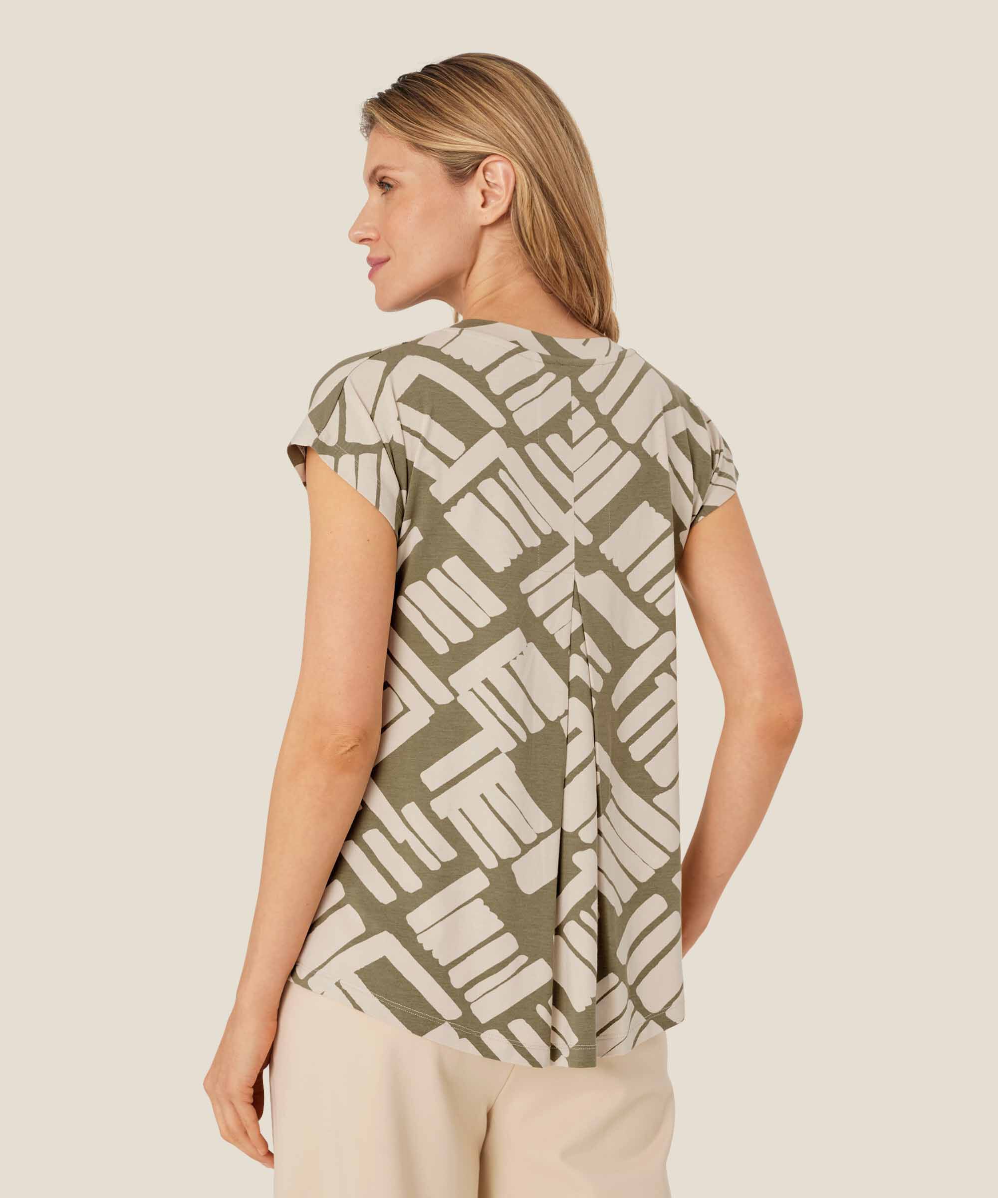 Efa JERSEY Top, Dusky Green