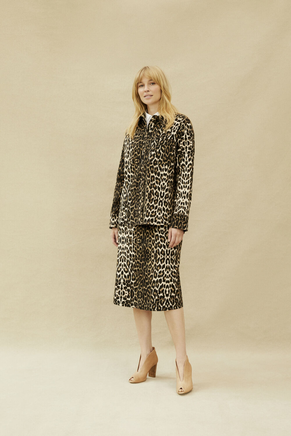 Indiba Denim Skjorte - Otter, Sanelith Denim Nederdel - Otter