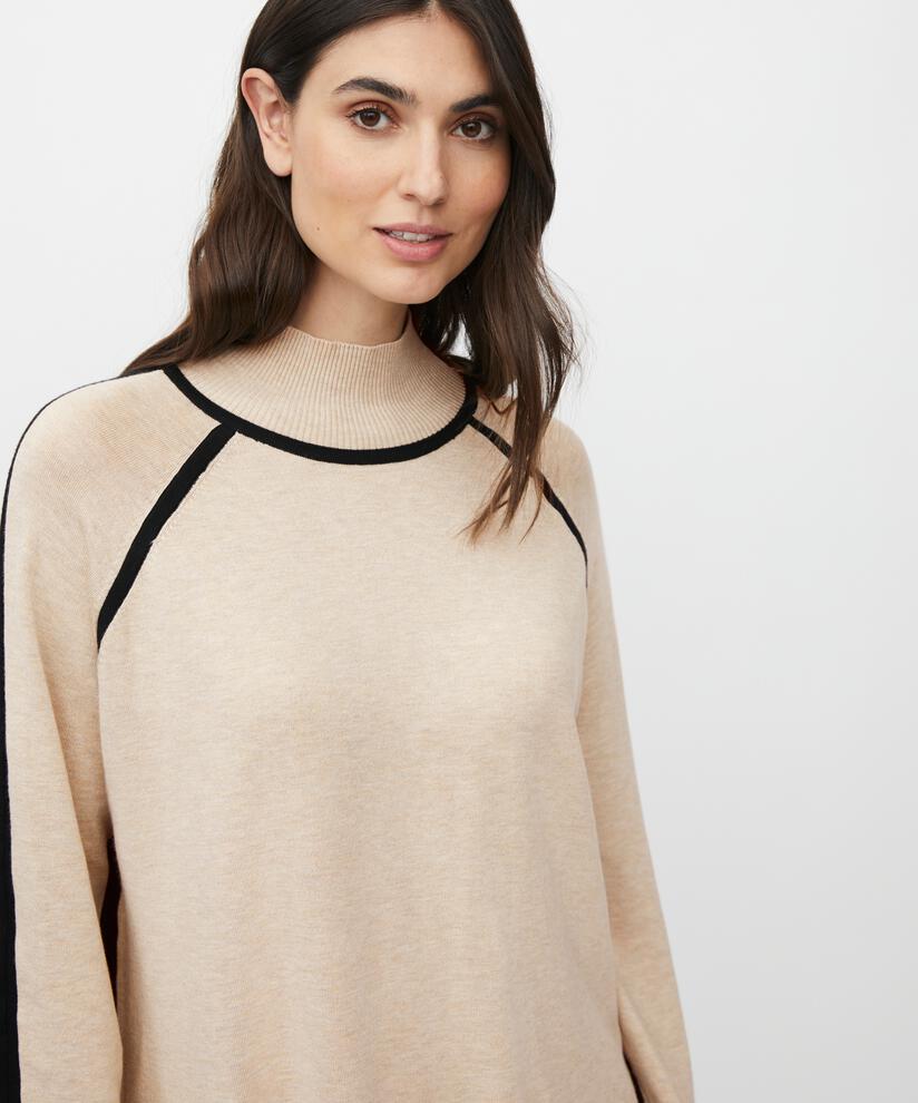 Freyane Top, L beige mel
