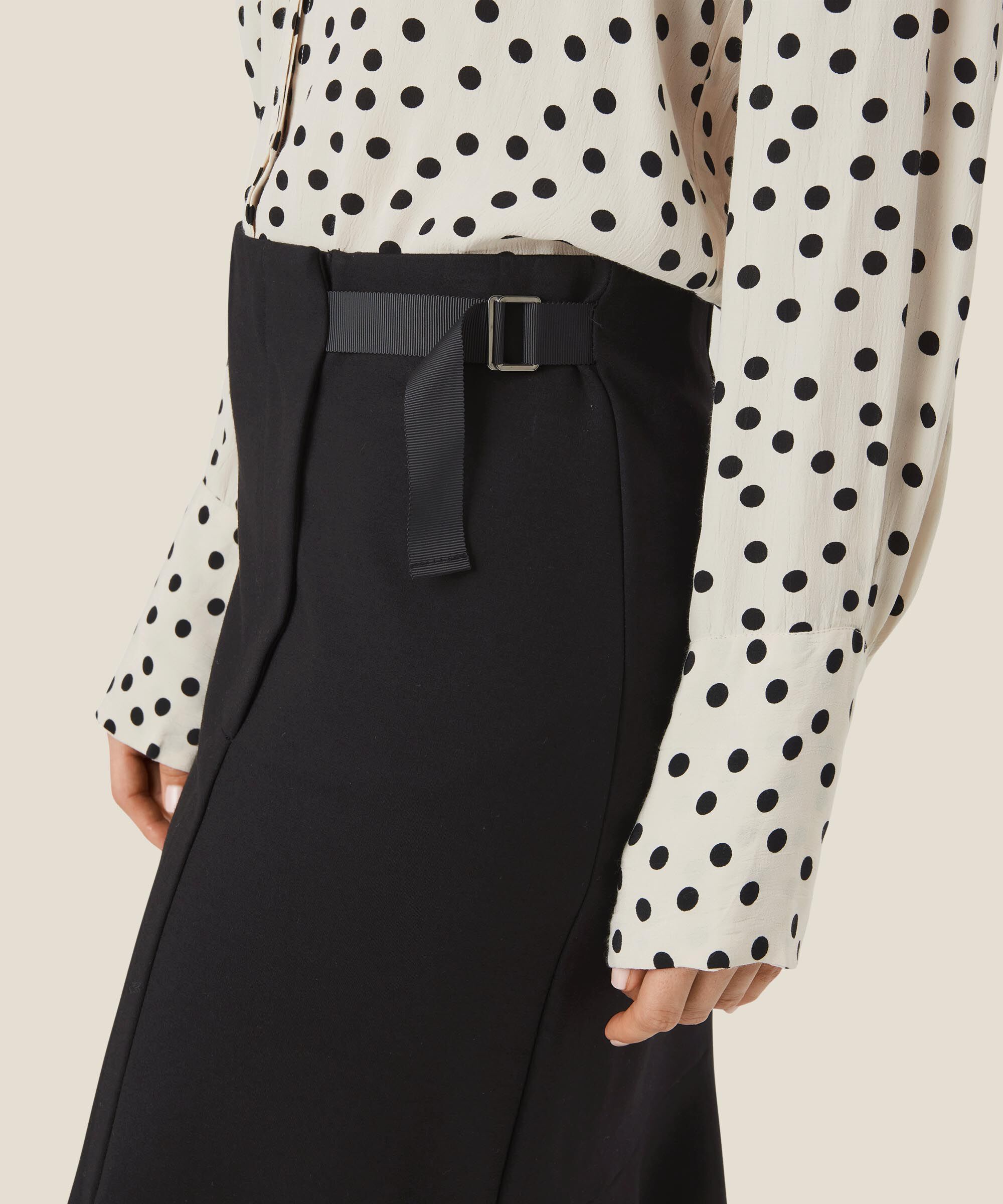 Selma JERSEY Nederdel, Black