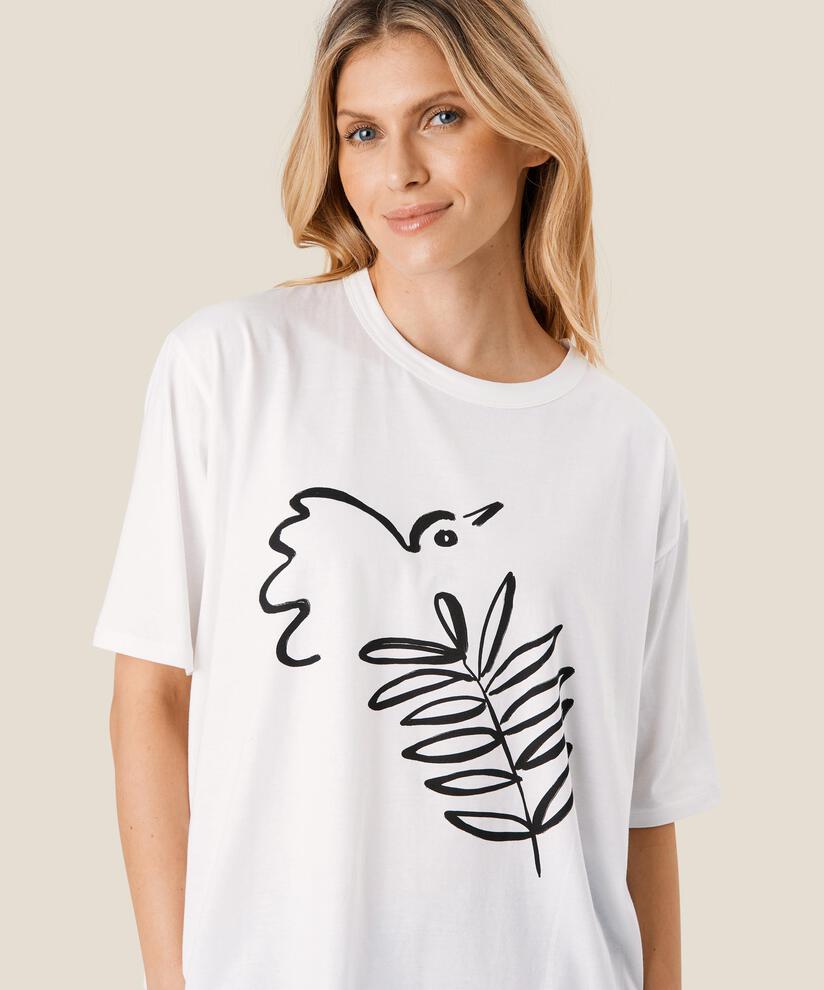 Doreann JERSEY Top, White, hi-res