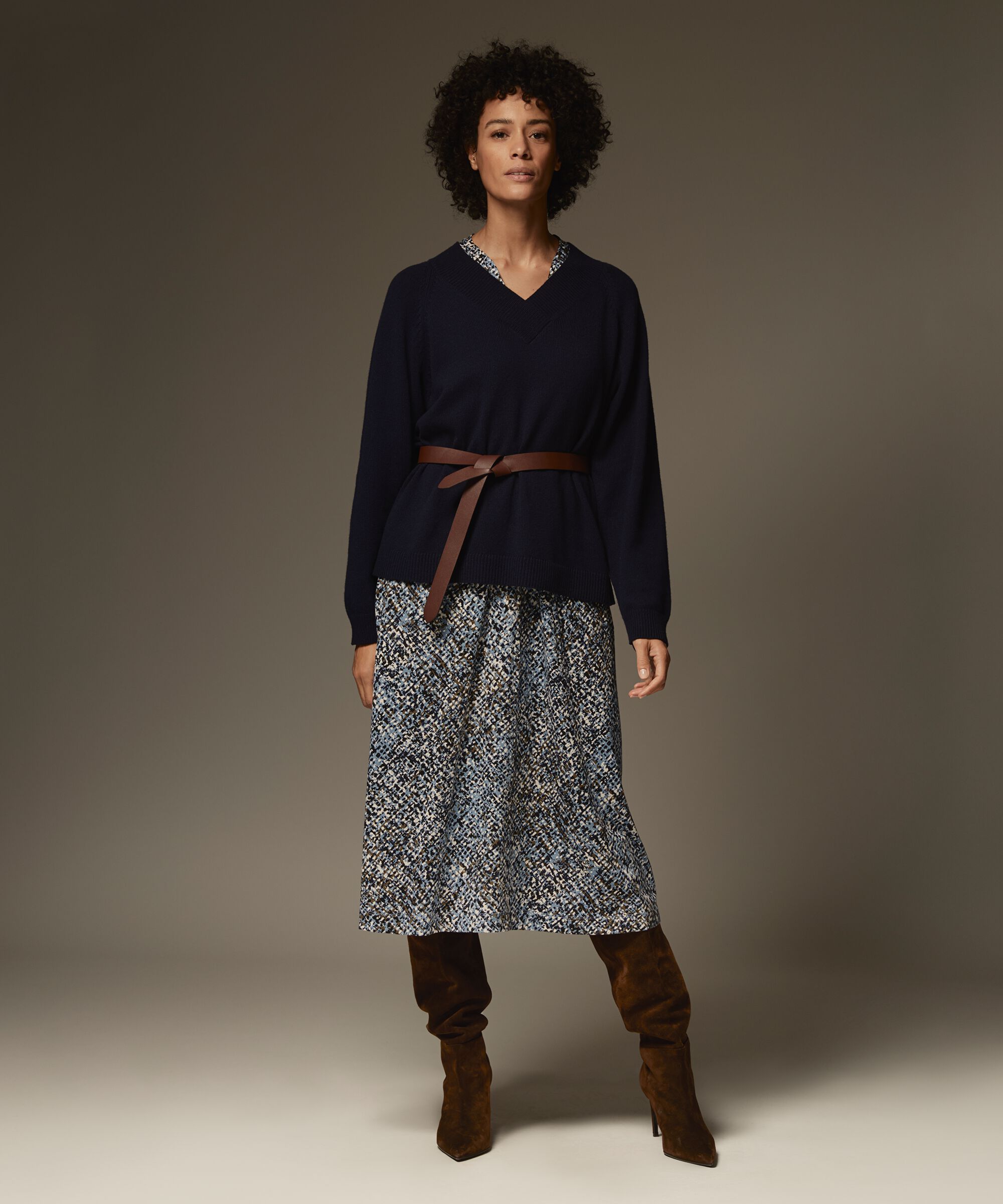 Fordane Top, Navy Blazer