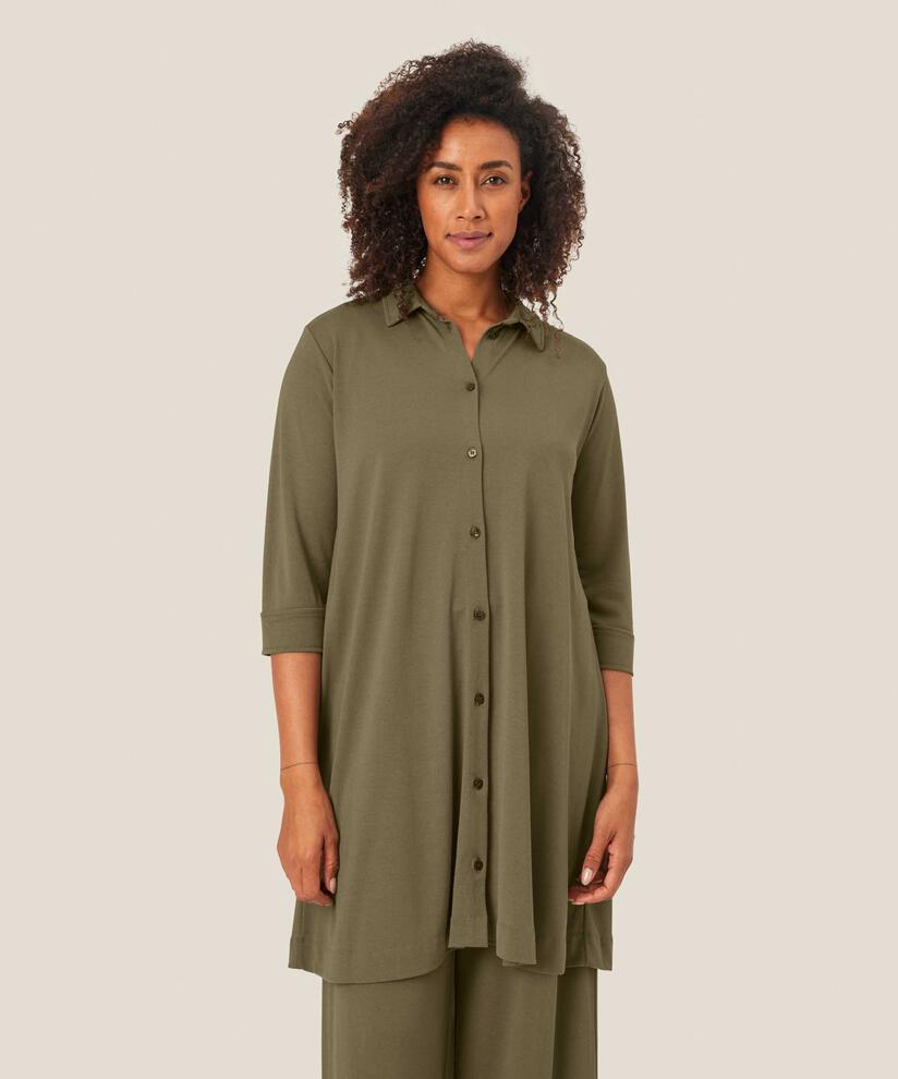 Ieina JERSEY Skjorte, D. Lichen Green