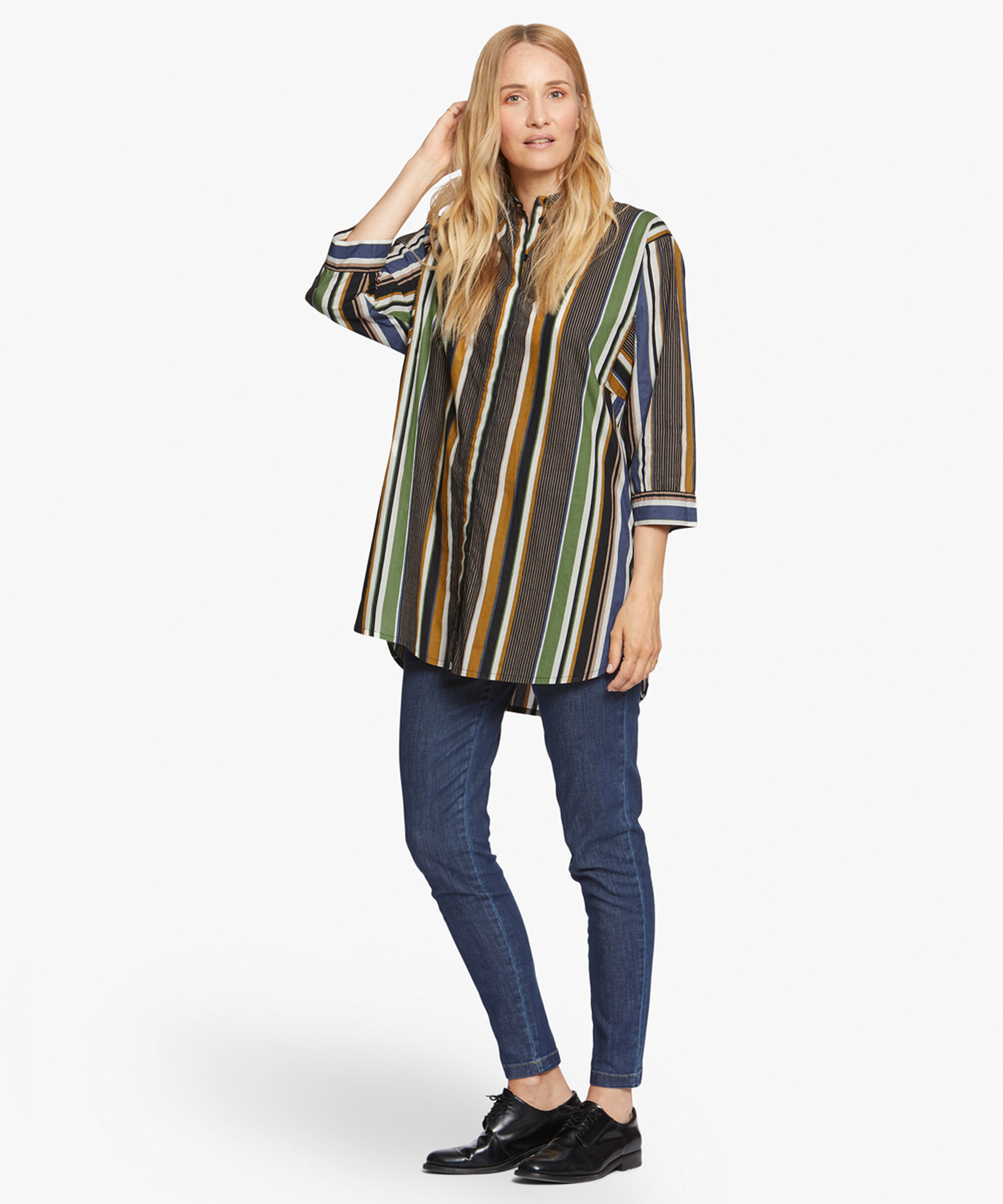 INDIRA SKJORTE, Garden Green