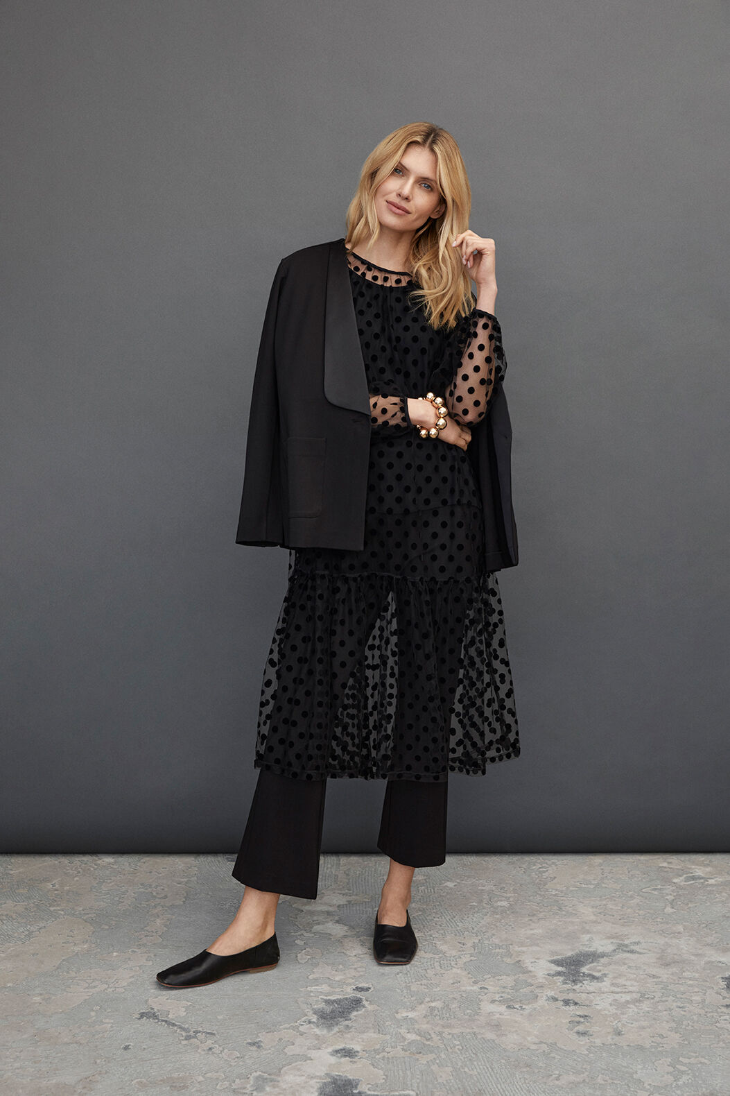 JENNY JERSEY JAKKE, Black