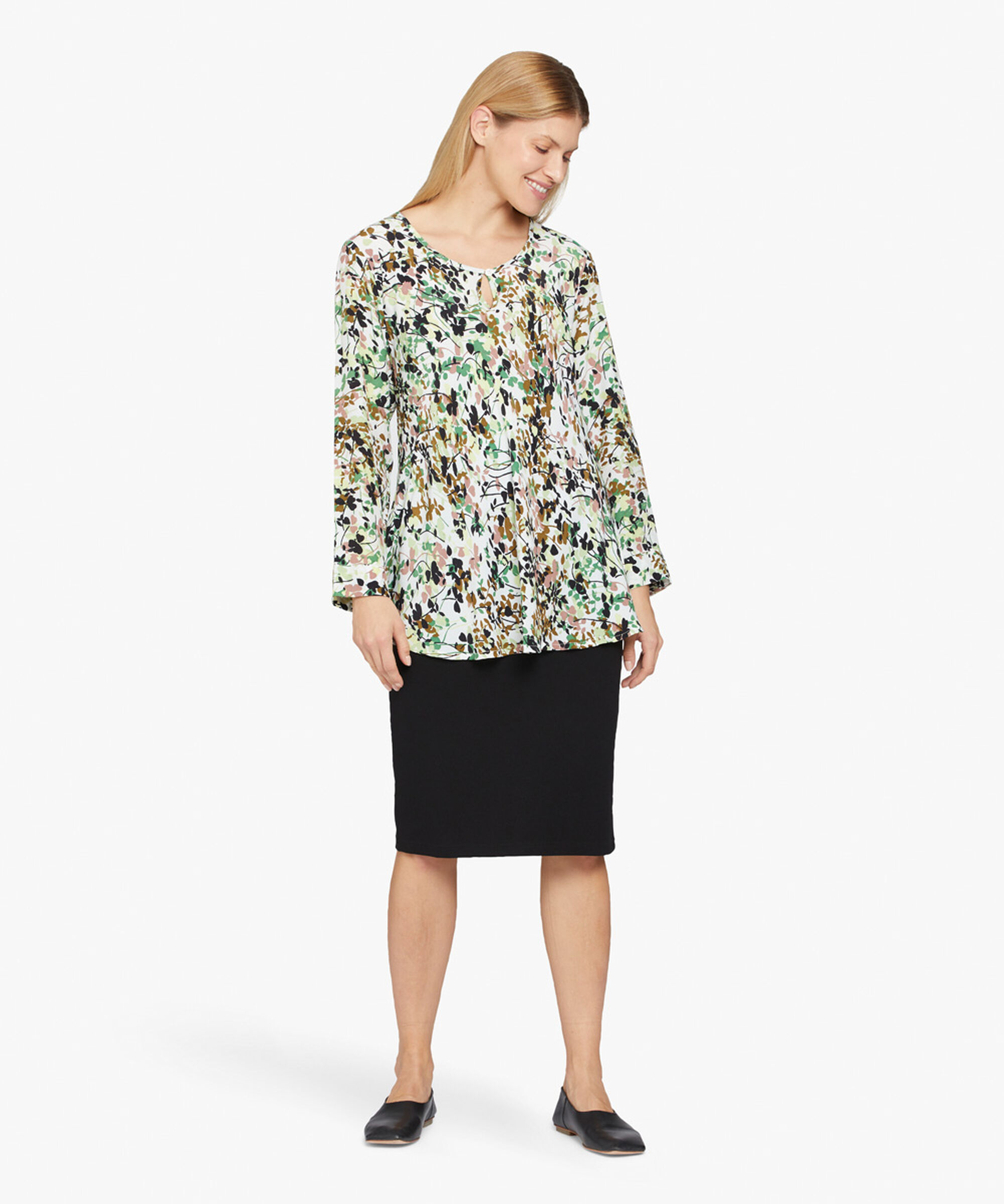 DANITA TOP, Bottle Green