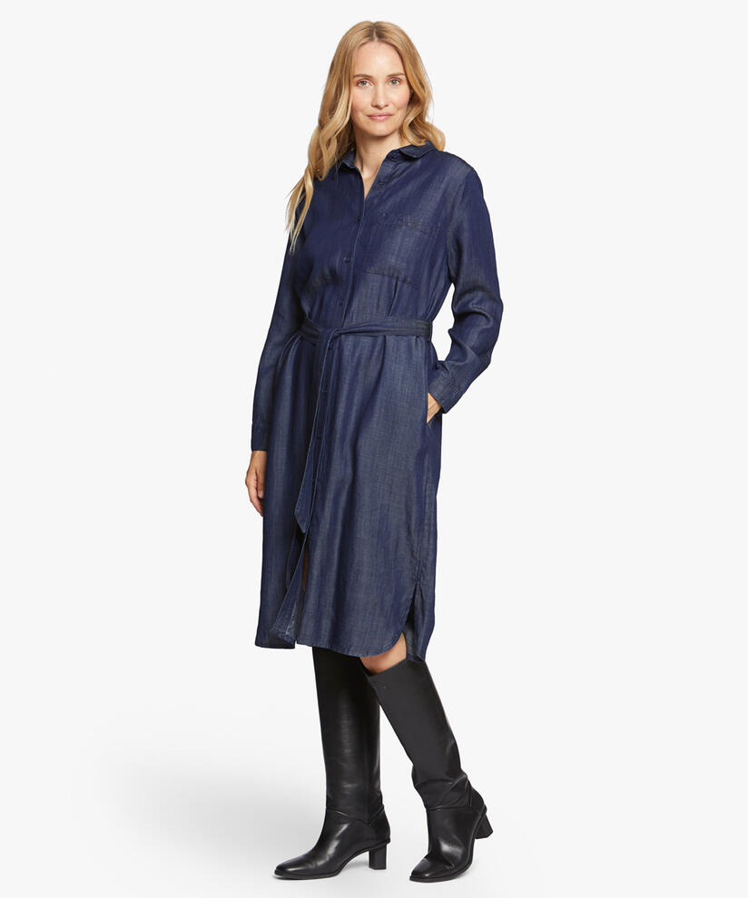 NOOR SKJORTEKJOLE, Dark Denim