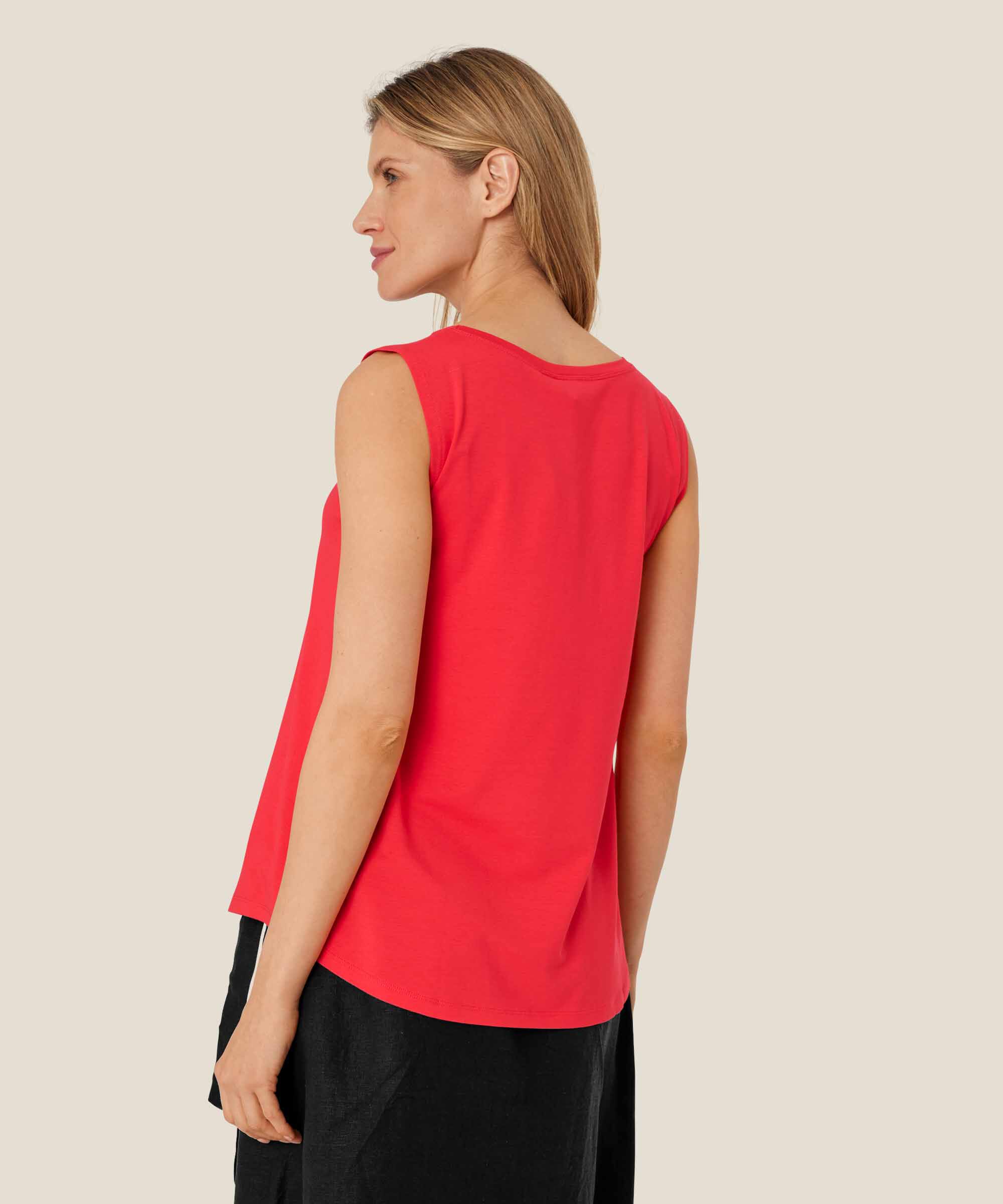 Elisa JERSEY Top, Hibiscus