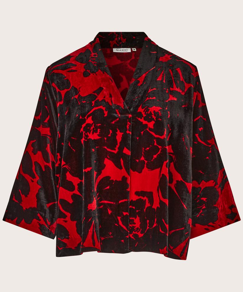 Blythe Top, Scarlet Sage