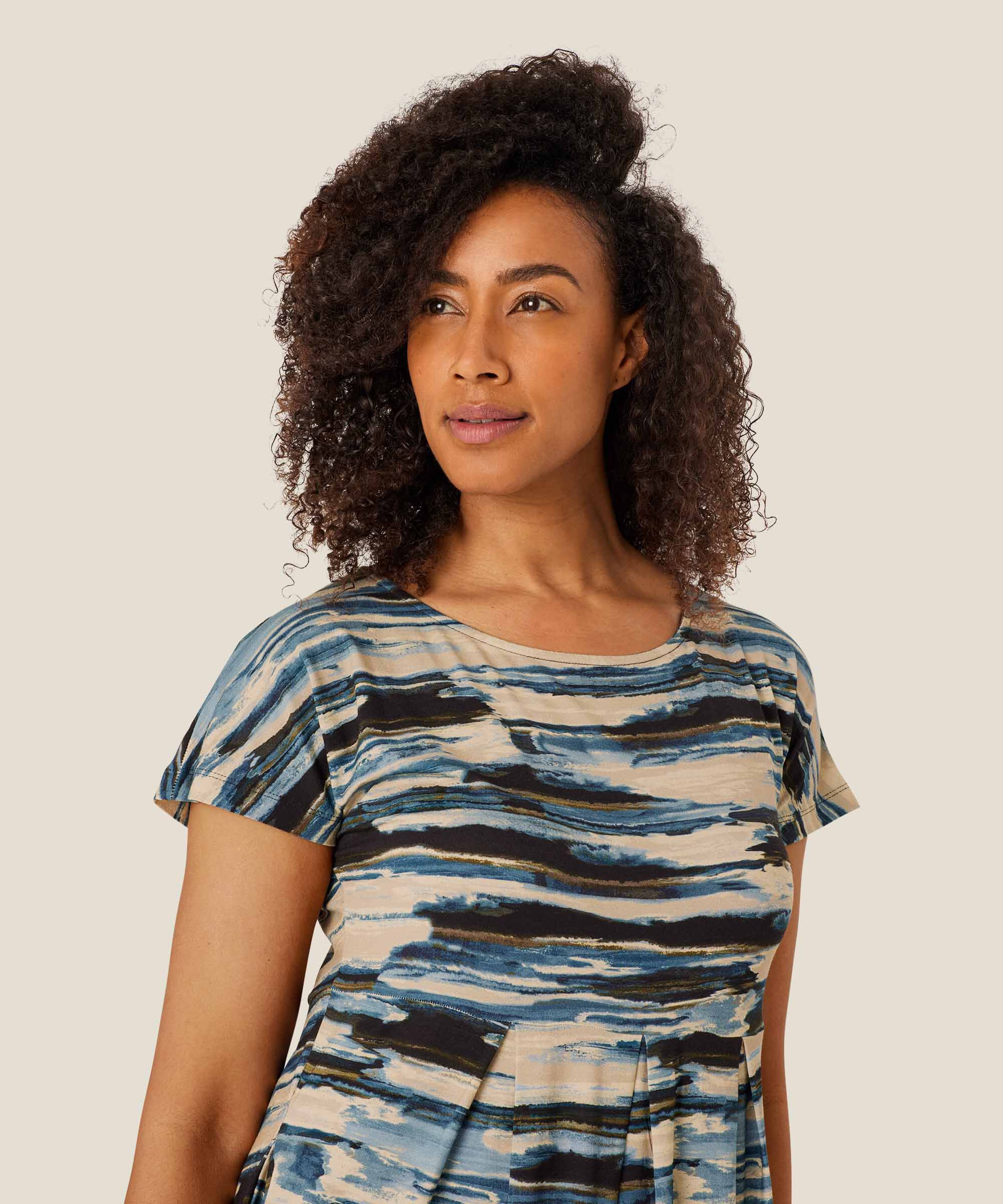 Olnia JERSEY Kjole, Blue Fog