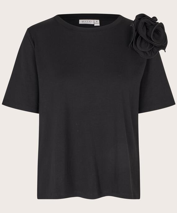 Davienne JERSEY Top, Black