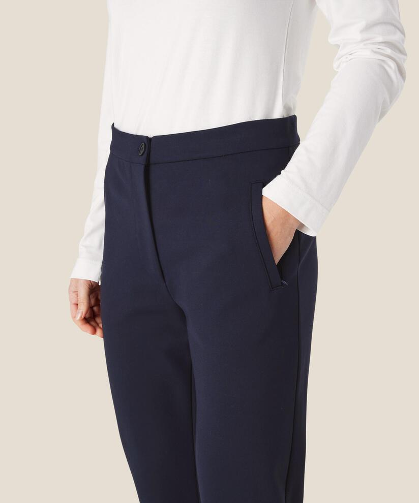 Pamala JERSEY Bukser, Navy, hi-res