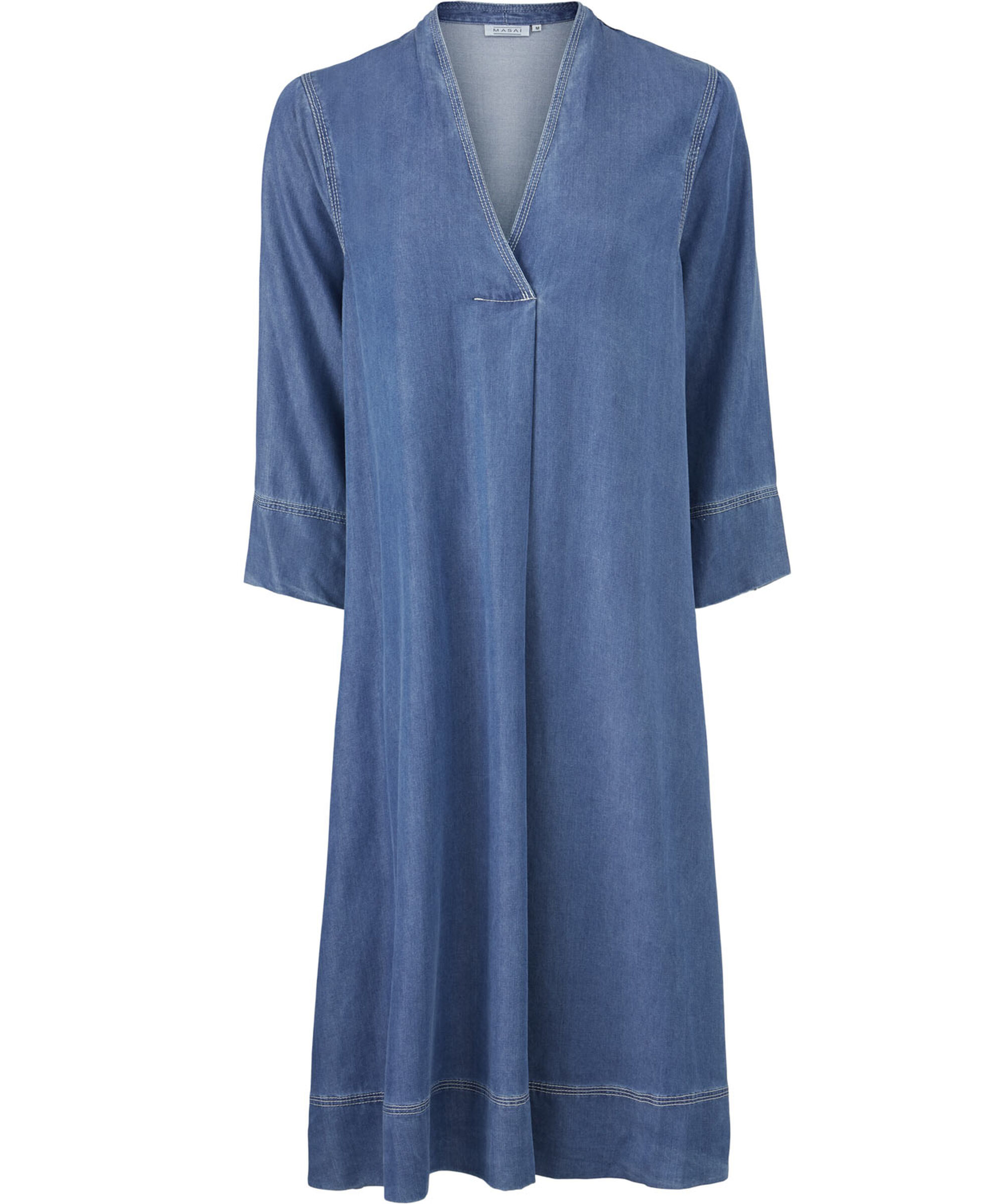 NILSA KJOLE, Blue Denim