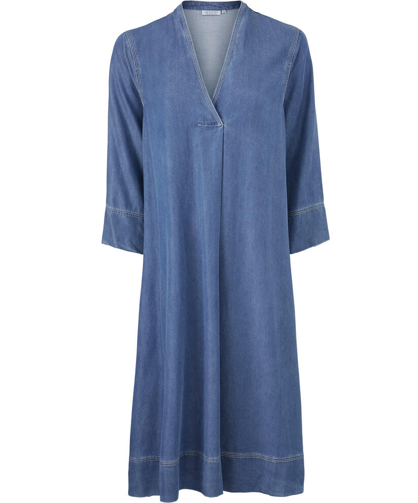NILSA KJOLE, Blue Denim