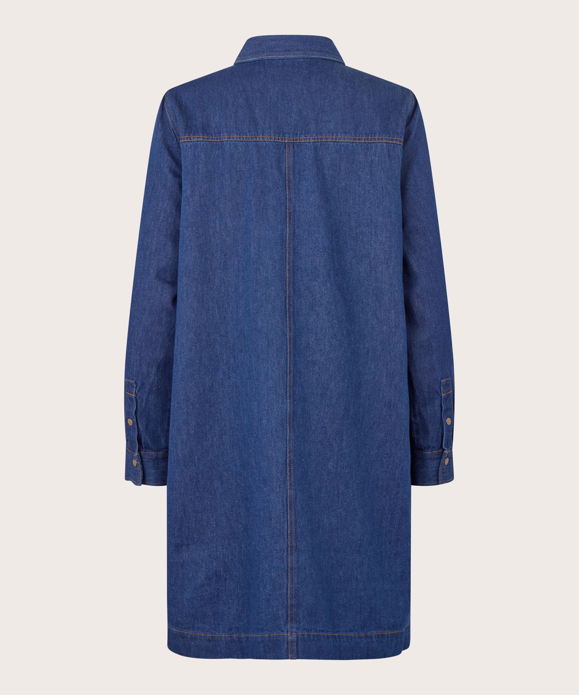Ingelena Denim Skjorte , Dark Denim