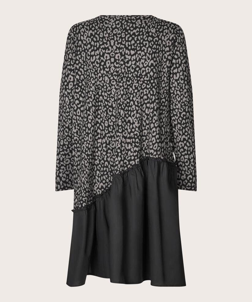 Nellina JERSEY Kjole, Steel Grey