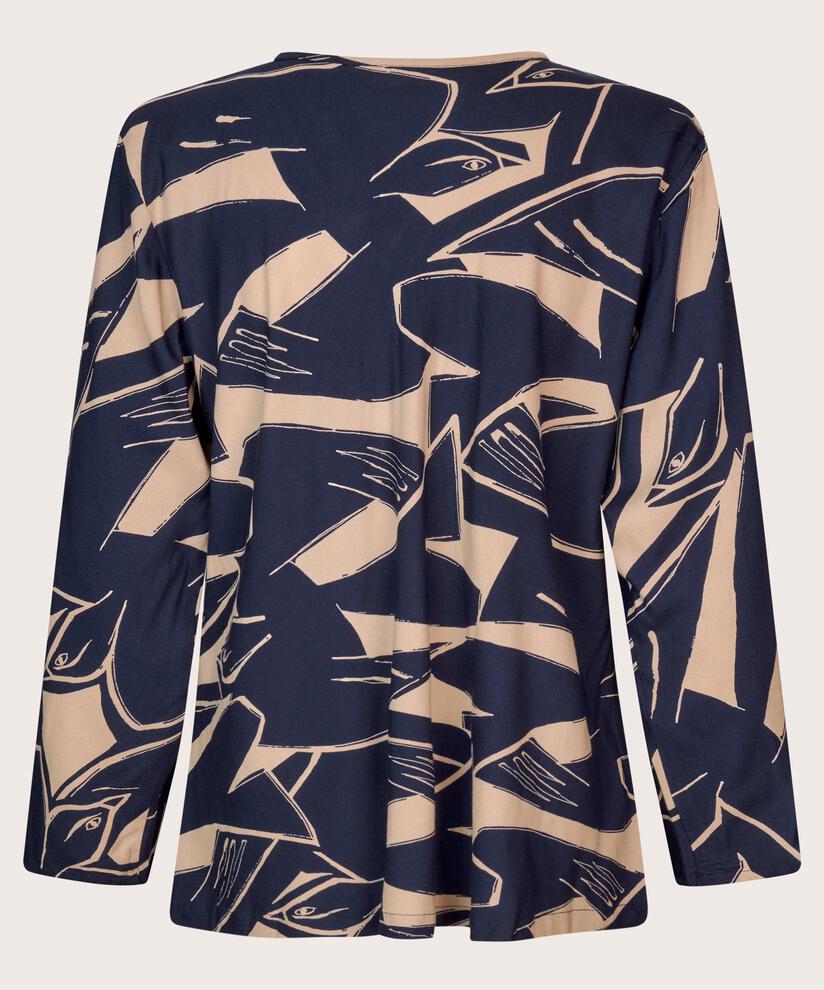 Kala Top, Navy Blazer