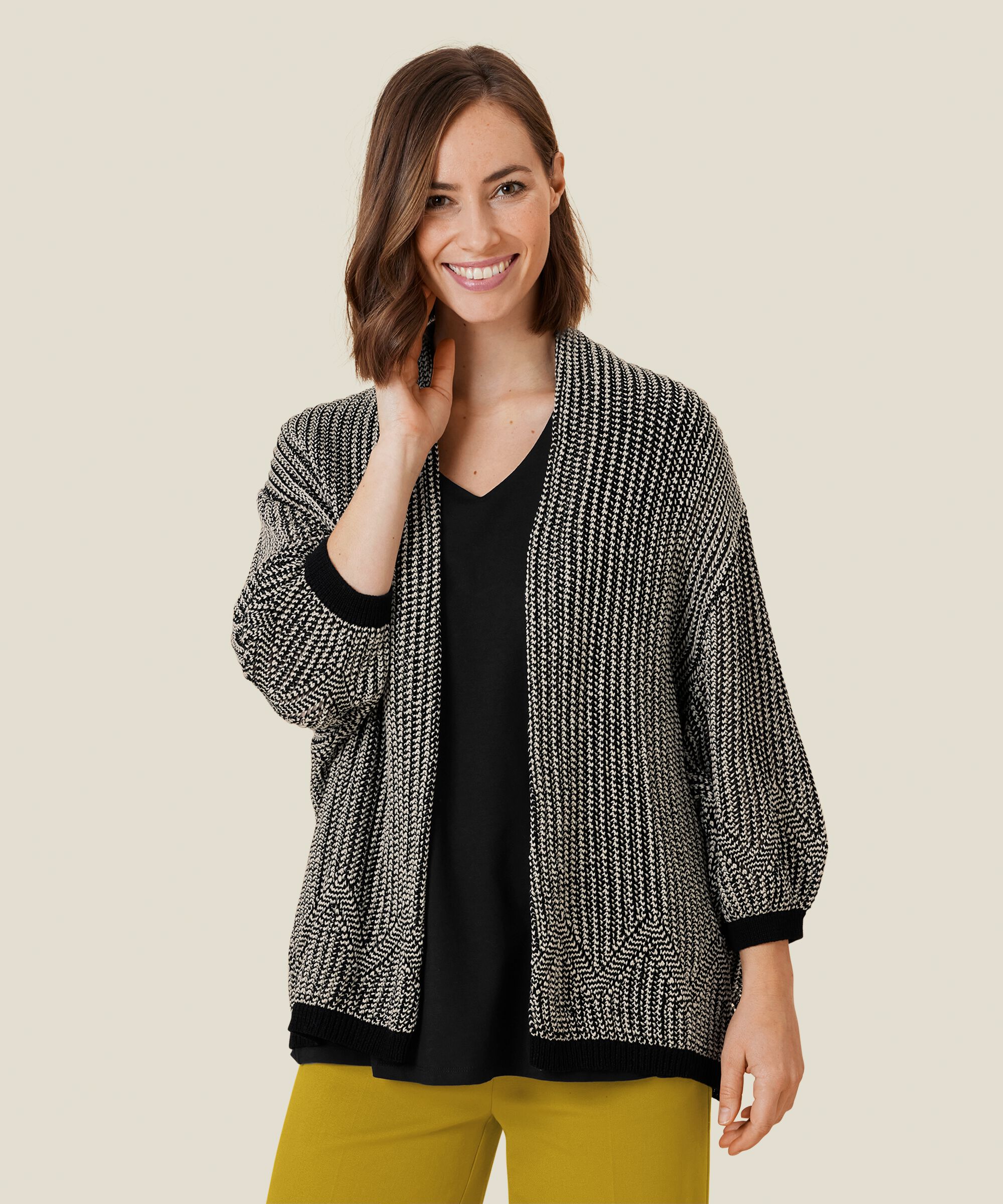 LILLIE CARDIGAN, Black