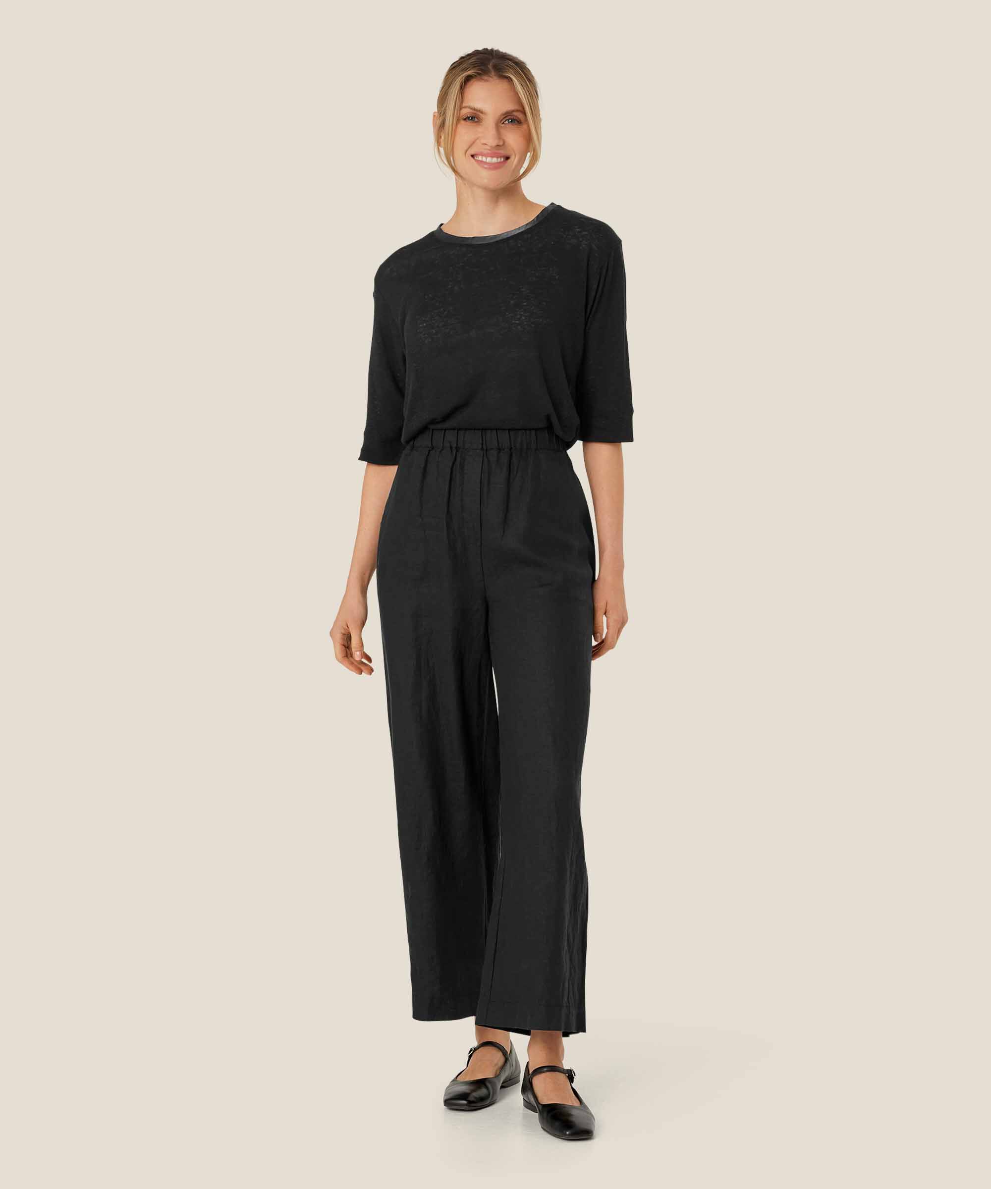 Bahija JERSEY Top, Black