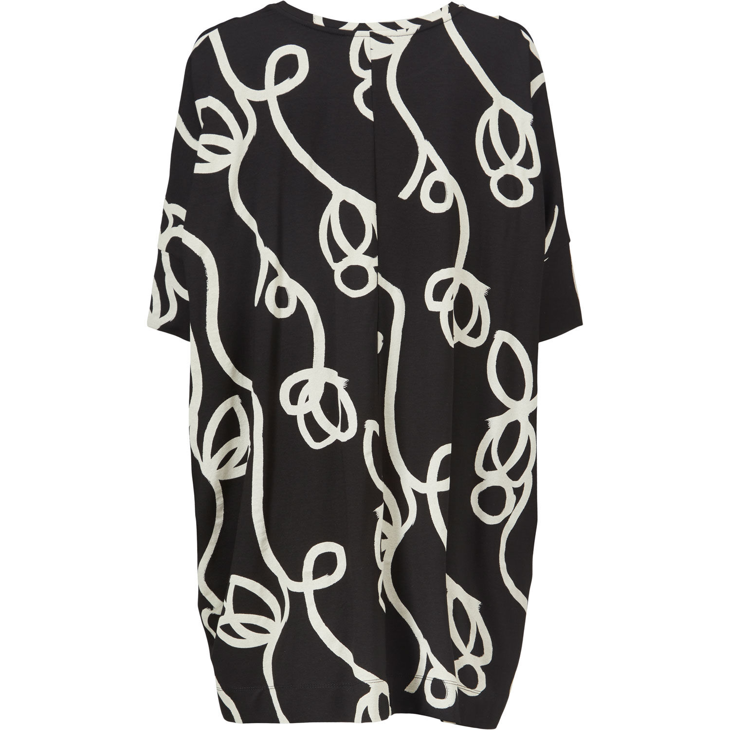 GABINA JERSEY TUNIKA, Black