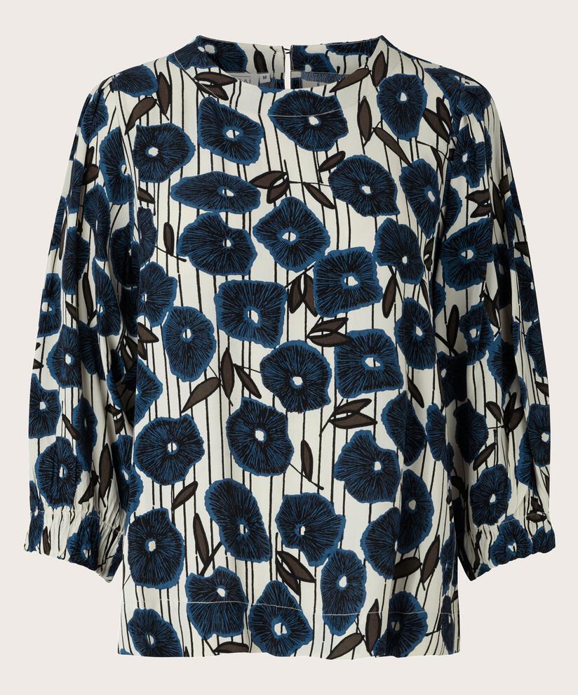 Brisa Bluse, True Navy, hi-res