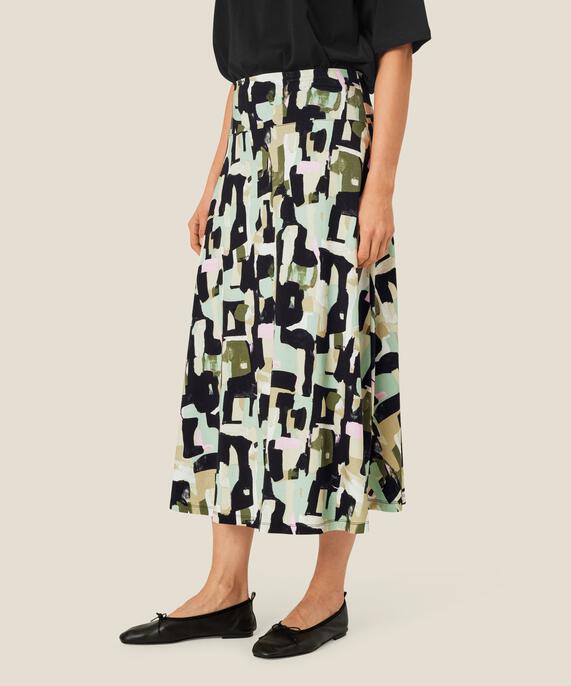Sabrina JERSEY Nederdel, Frosty Green