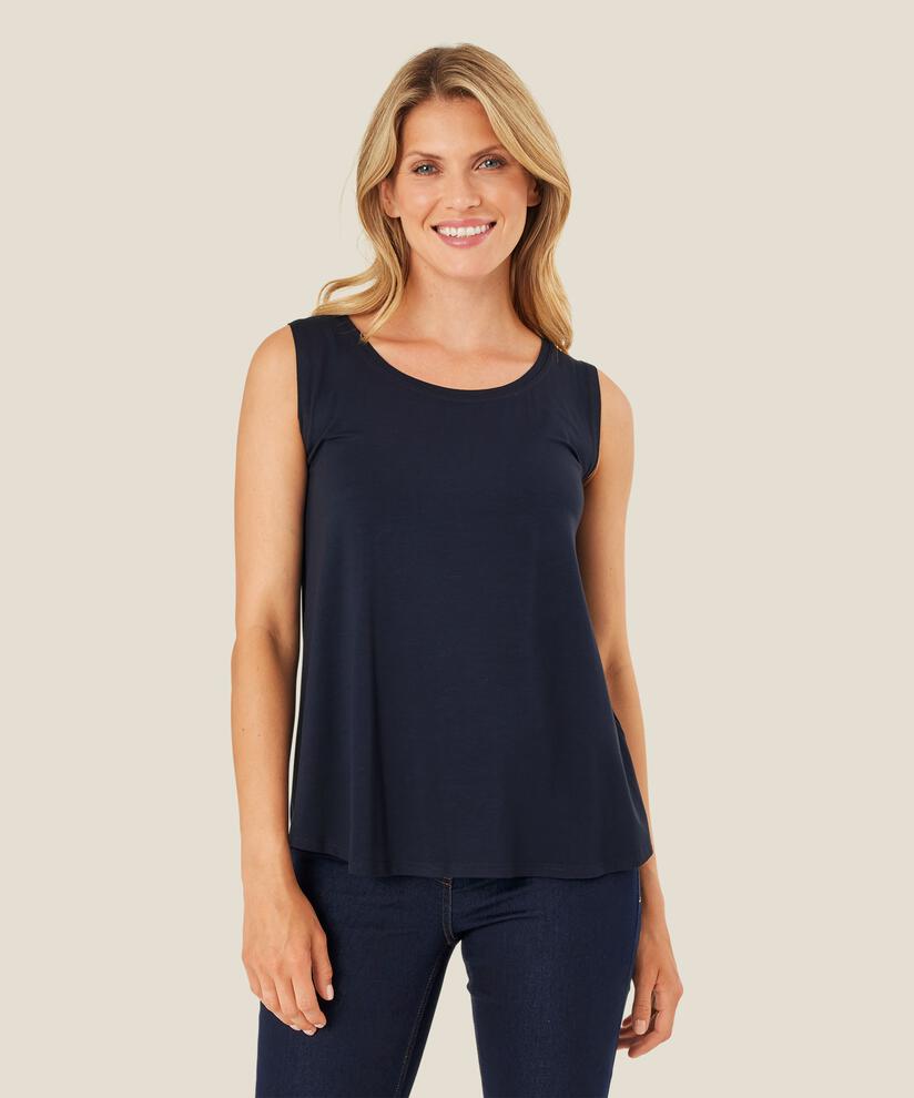 Elisa JERSEY Top, Navy