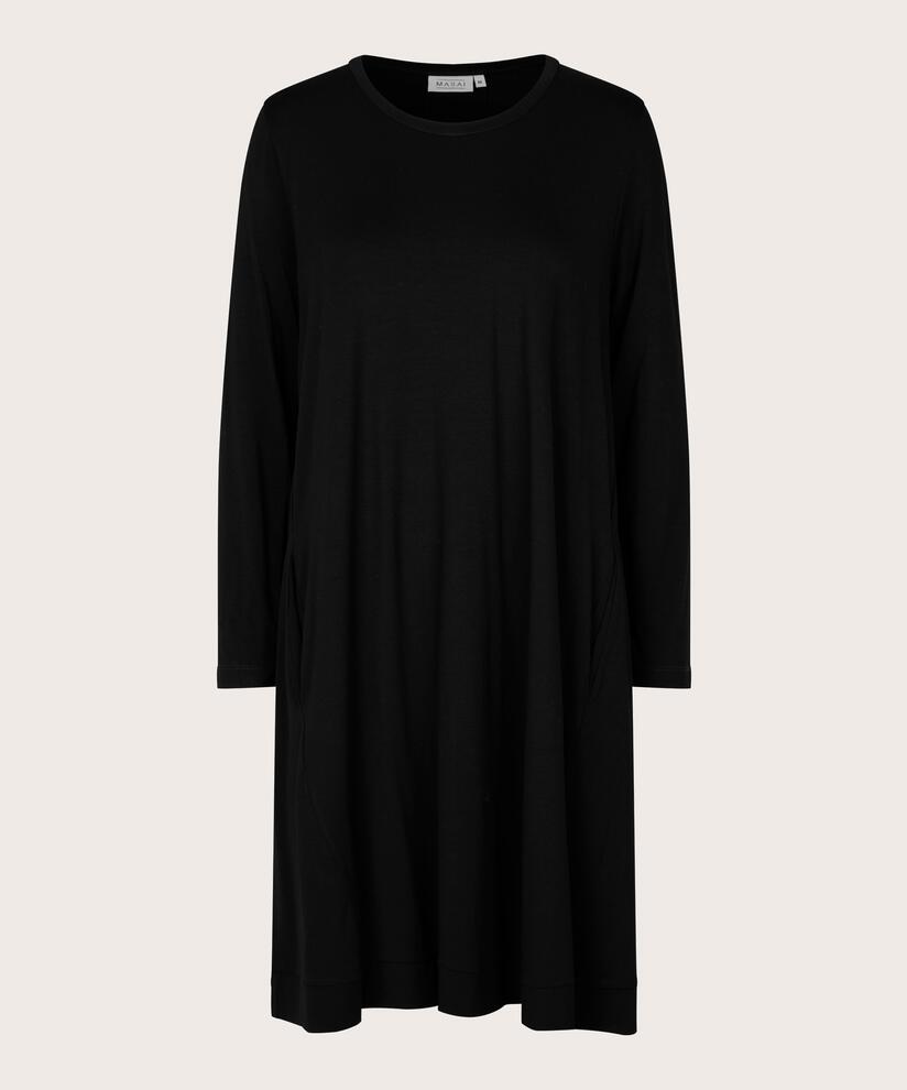 NOPI JERSEY KJOLE, Black