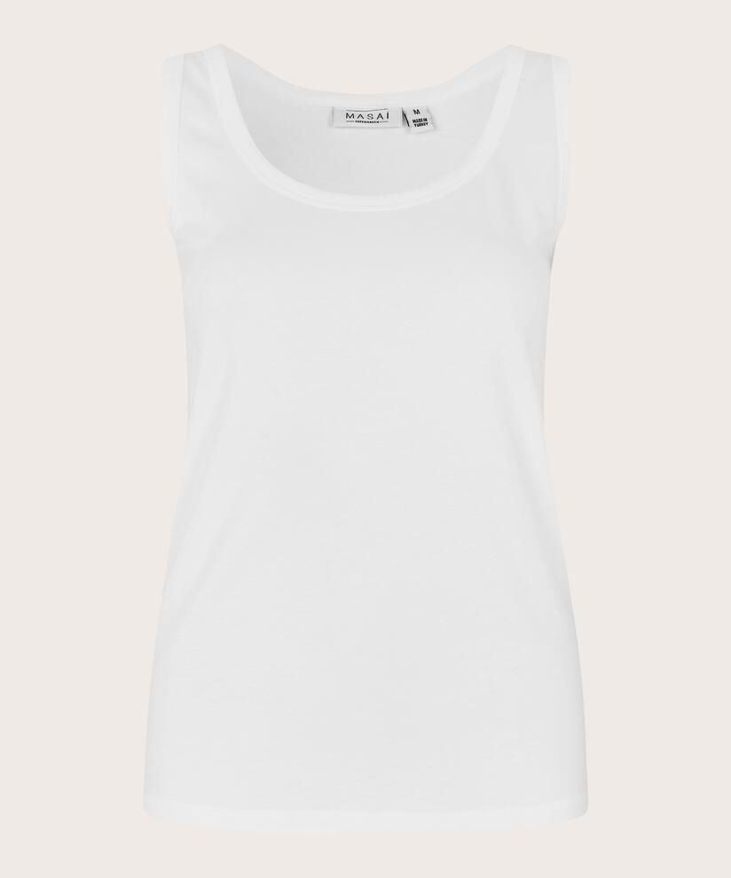 Elviora JERSEY Top, White