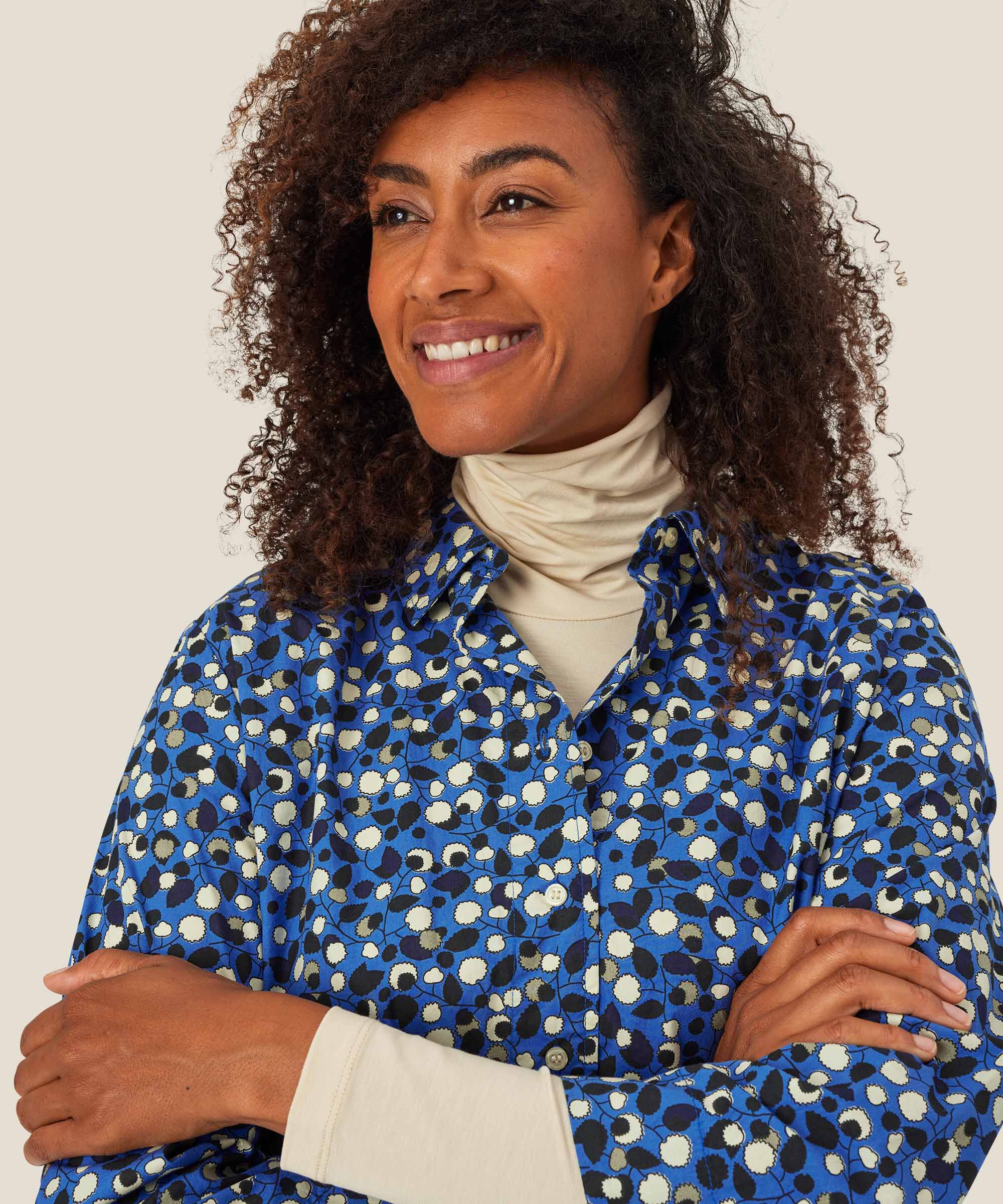 Iduki Skjorte, Federal Blue